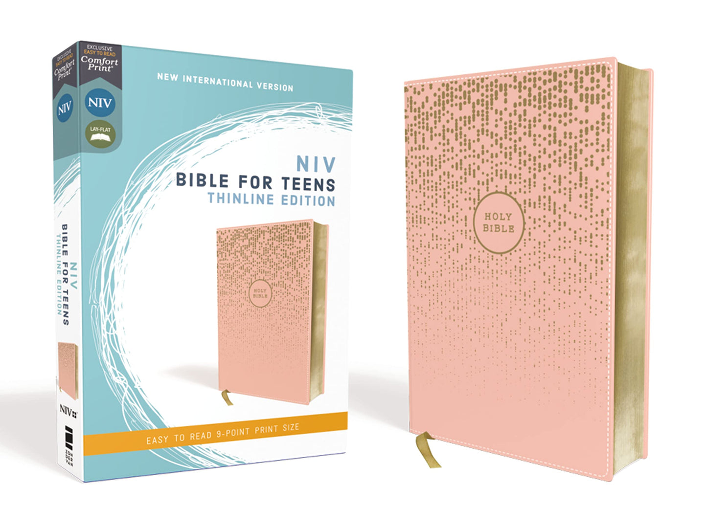 Niv, Bible For Teens, Thinline Edition, Leathersoft, Pink, R