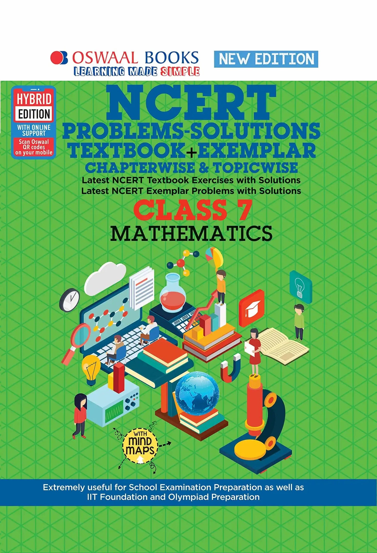 Oba Ncert Solutions Bk+Exemplar Math Bk 7