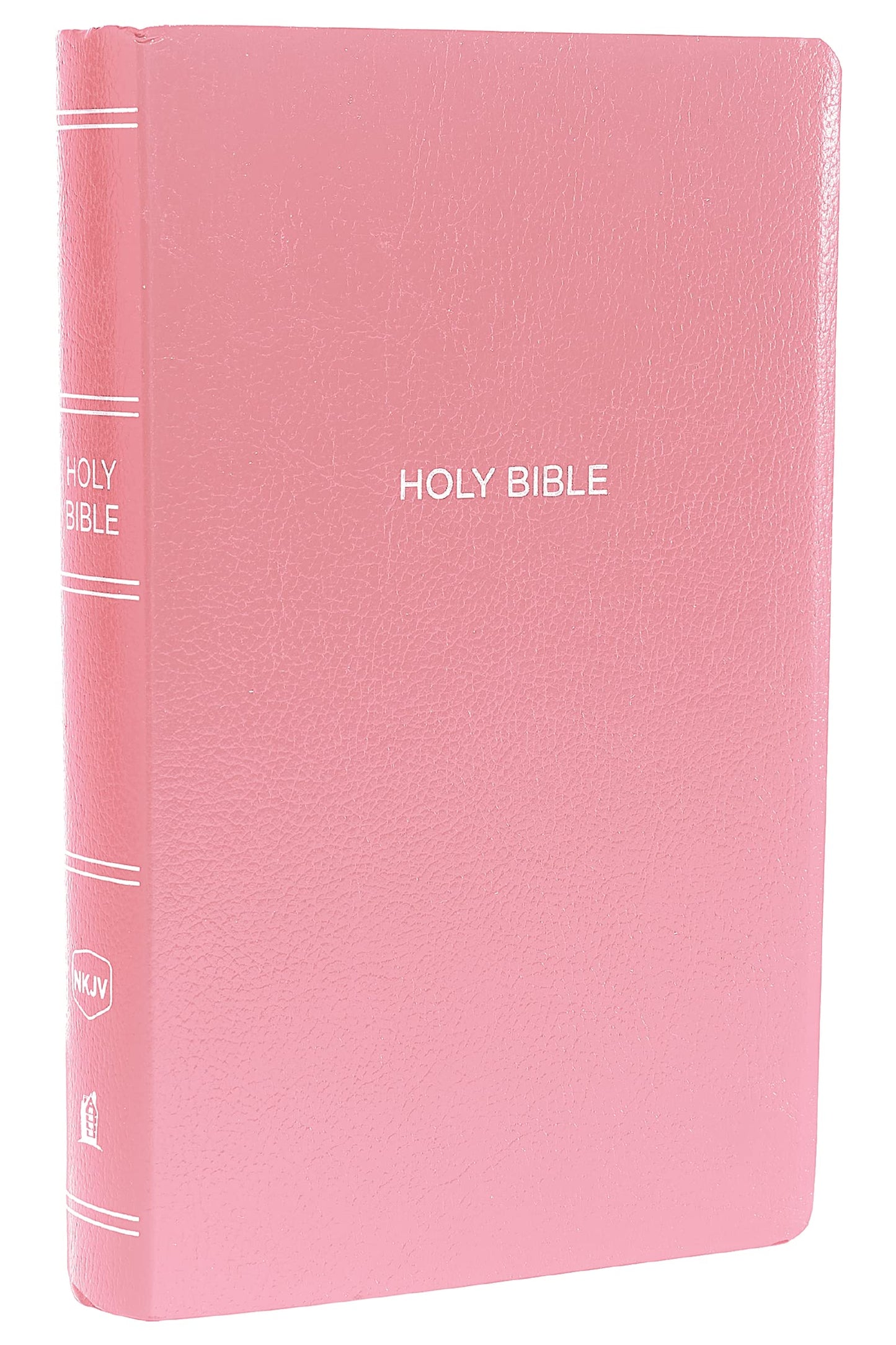 Nkjv, Gift And Award Bible, Leather-Look, Pink, Red Letter,