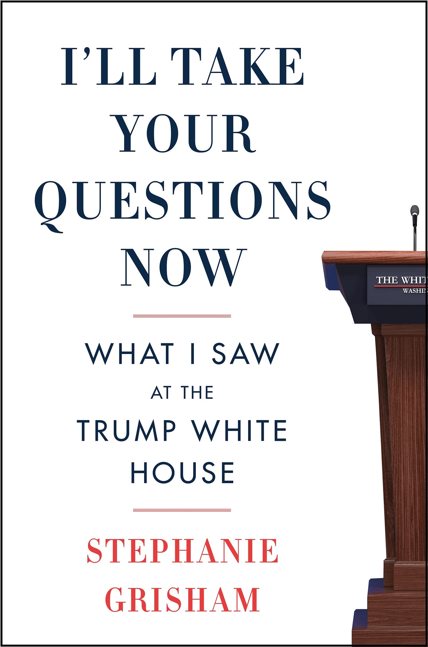 I'Ll Take Your Questions Now