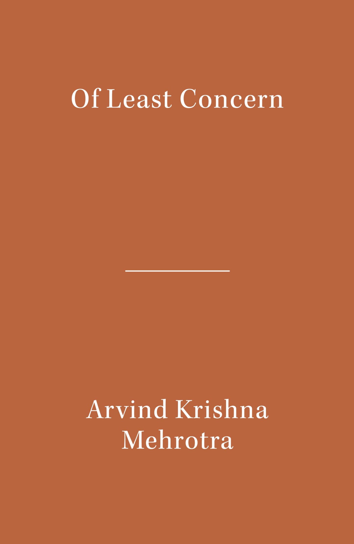 Of Least Concern (Literary Activism Series)