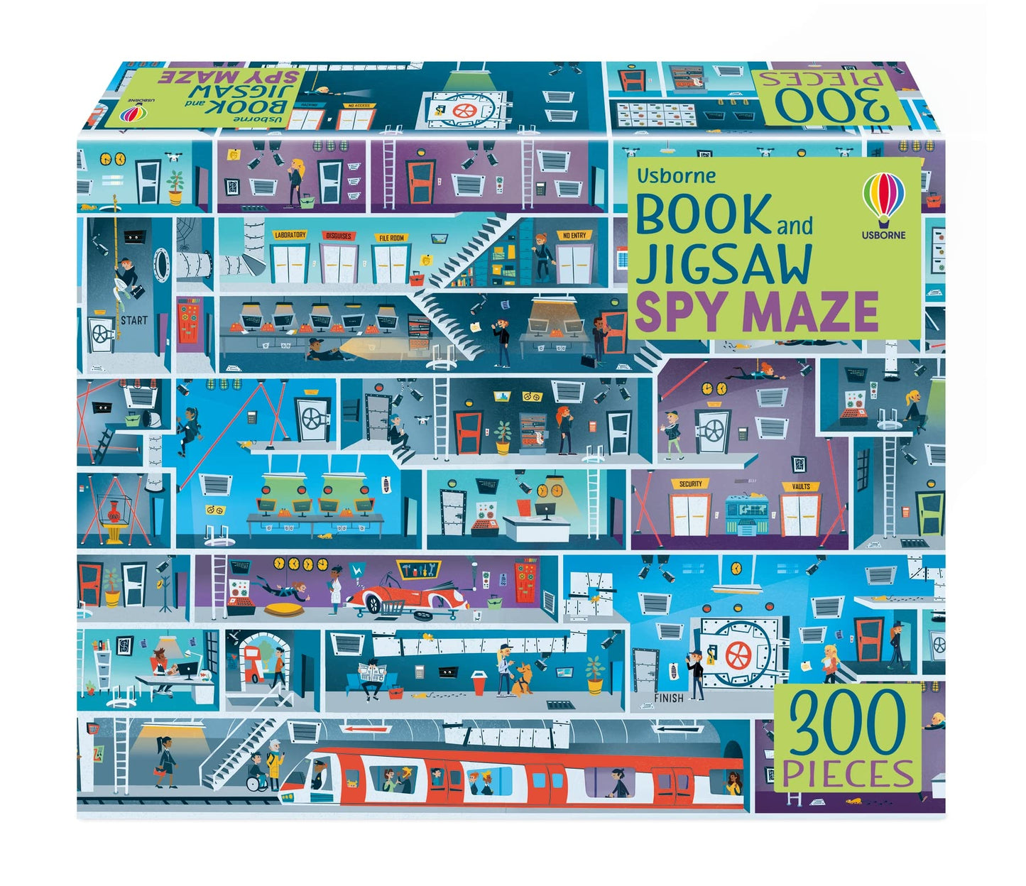 Usborne Book And Jigsaw Spy Mazes