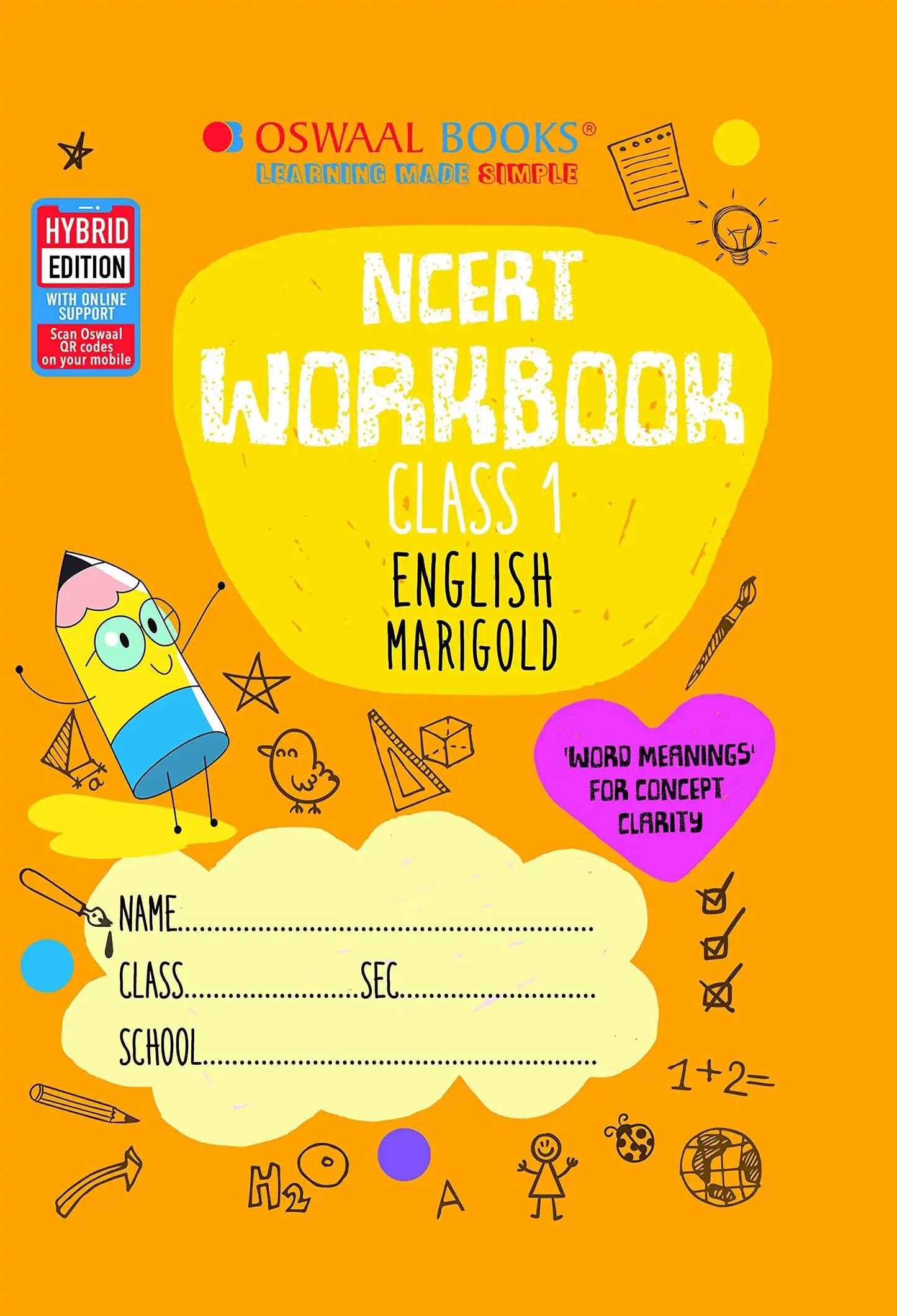 Oba Ncert English W/B 1