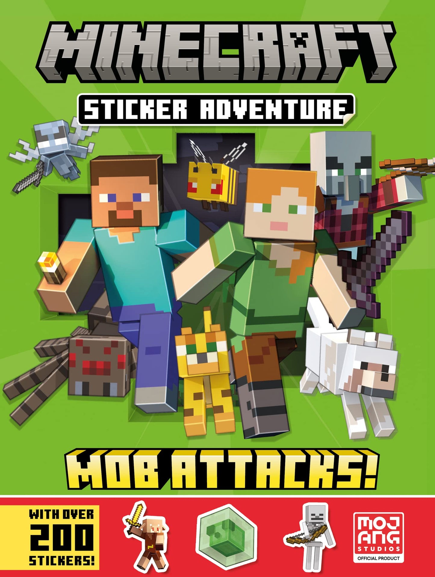 Minecraft Sticker Adventure: Mob Attacks