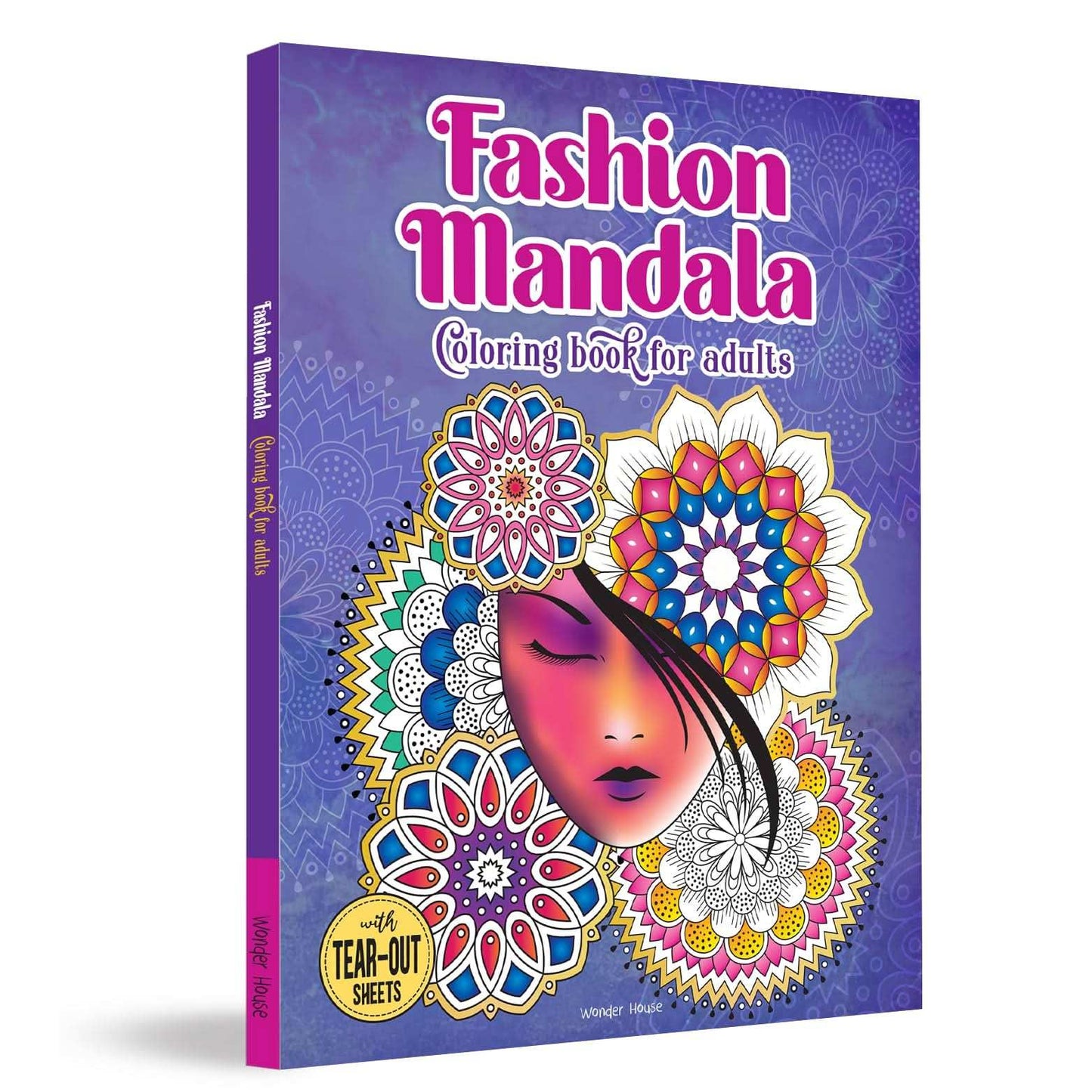 Fashion Mandala Coloring Book For Adults