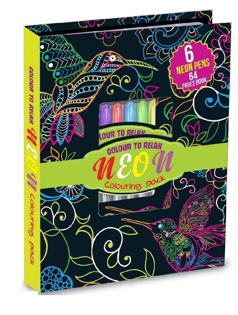 Neon Colouring Pack