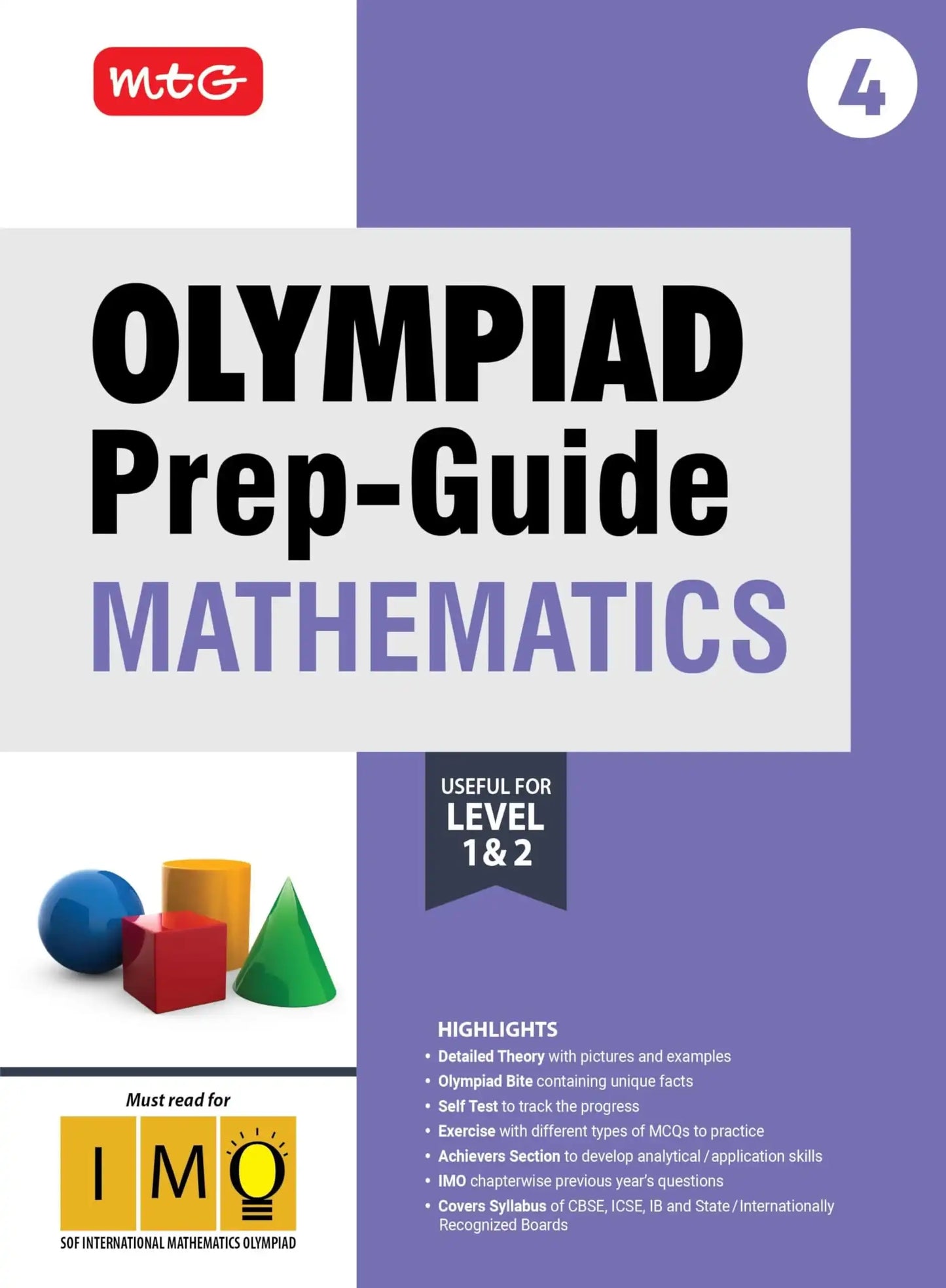Mtg Prep Guide Maths Olympiad Bk 4