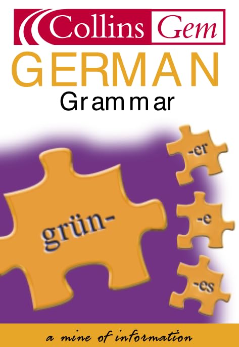 Collins Gem German Grammer 3Rd Ed