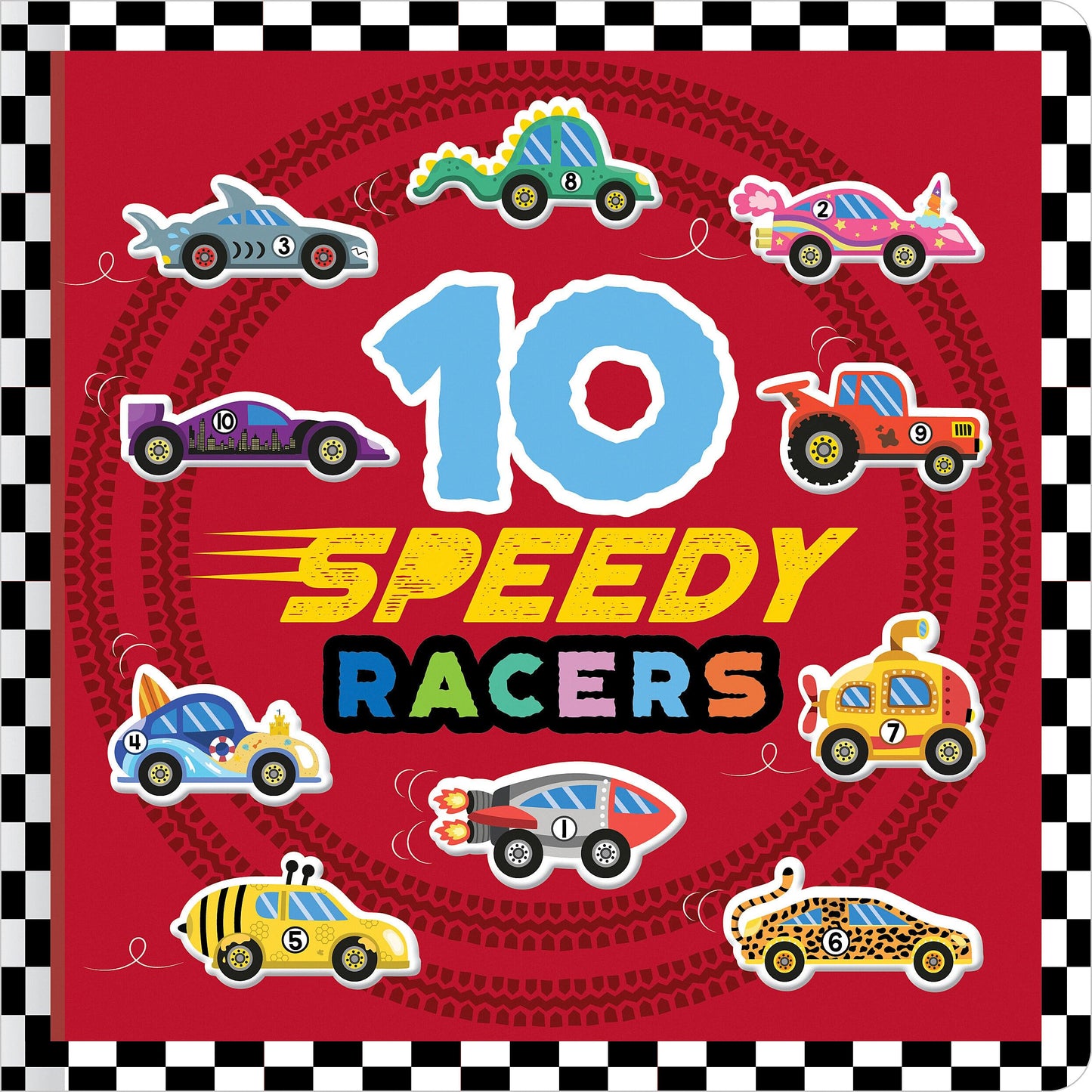Count Down Board Books 10 Speedy Racers