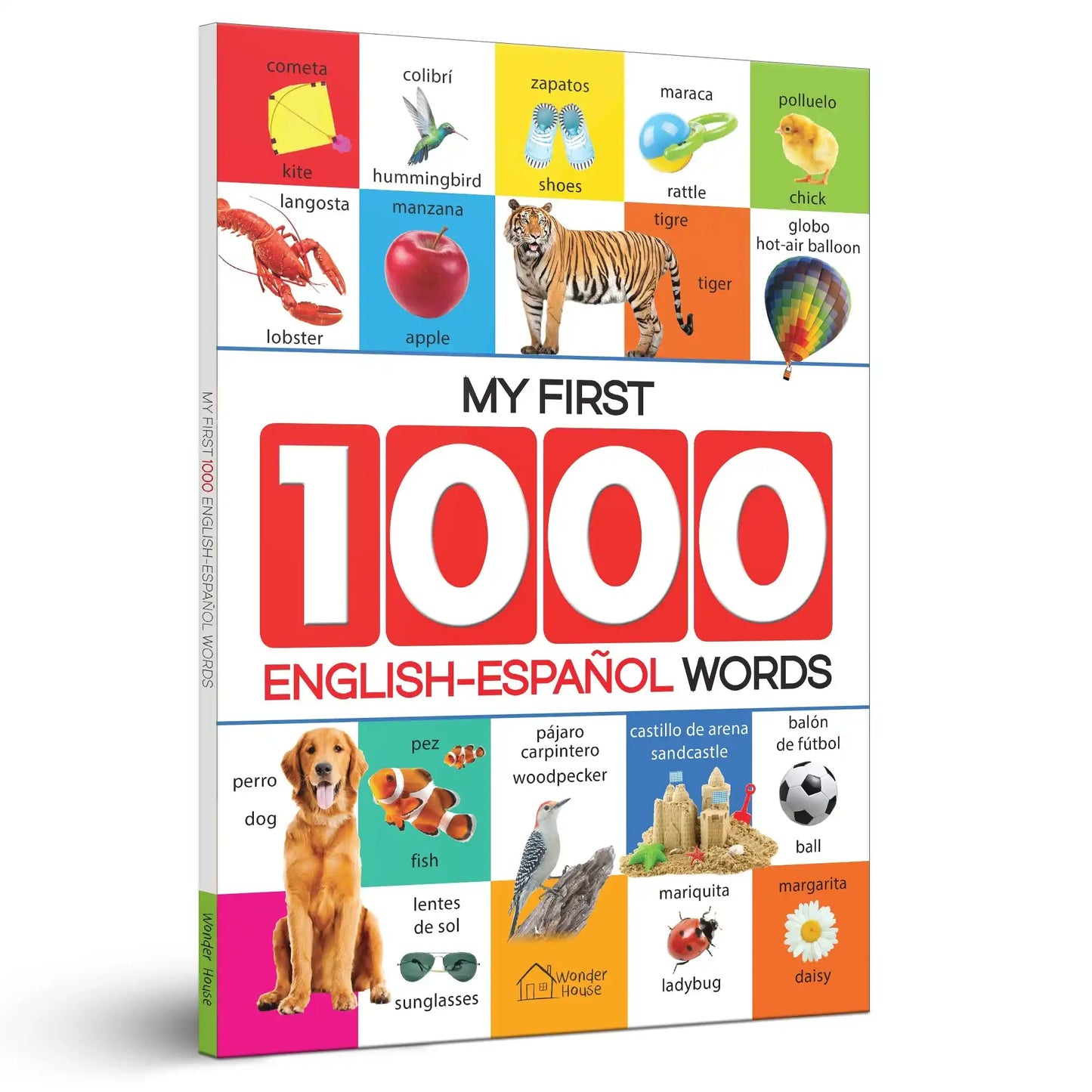 My First 1000 English-Spanish Words For Kids : Early Learning Bilingual Picture Book To Learn Alphab