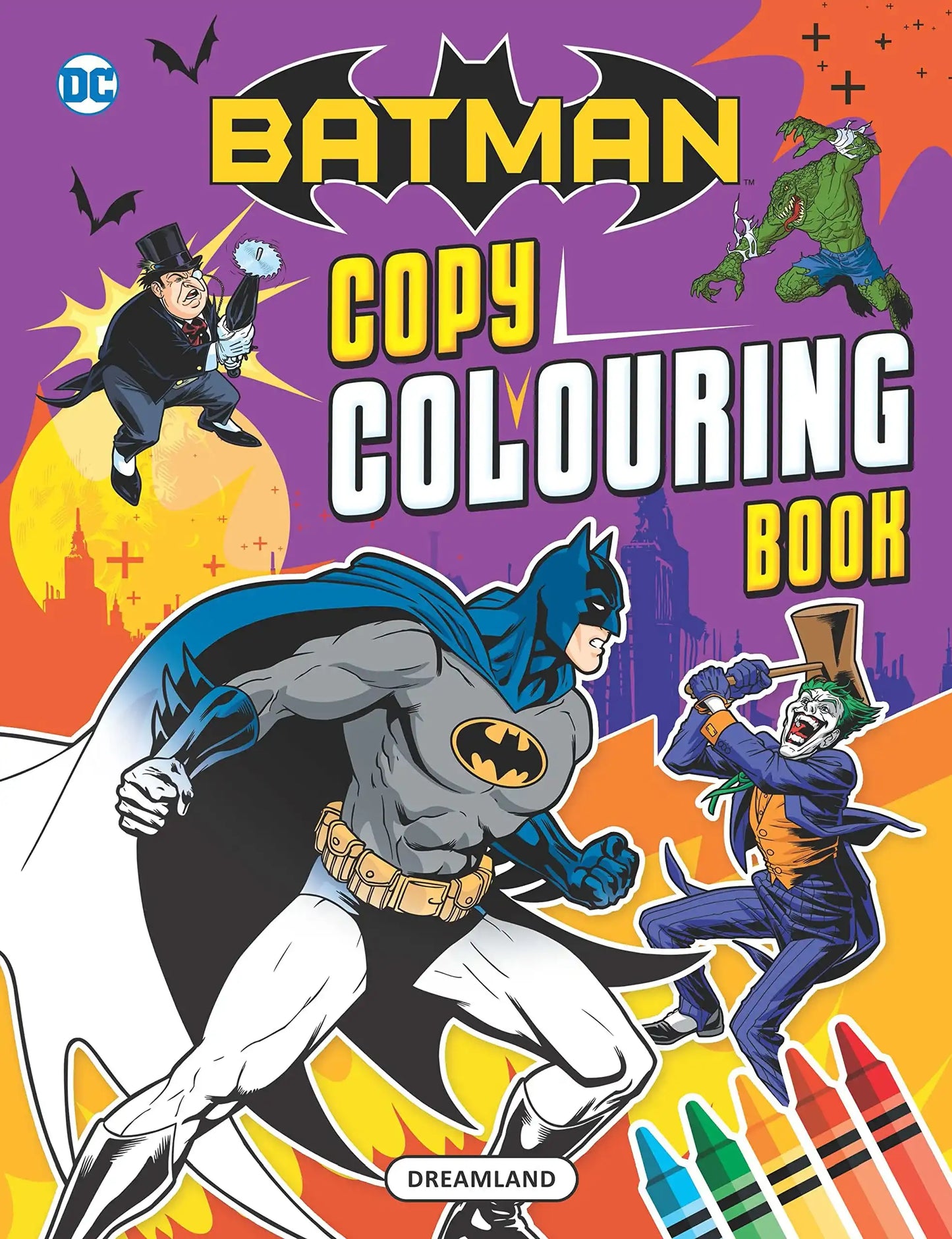 Batman Copy Colouring 7744