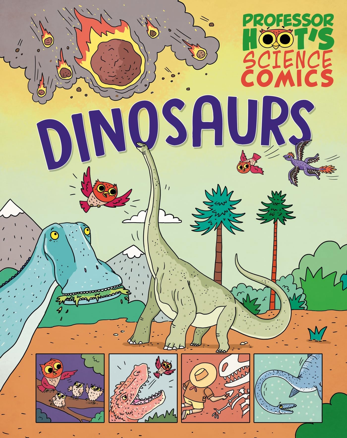 Professor Hoots Science Comics: Dinosaurs