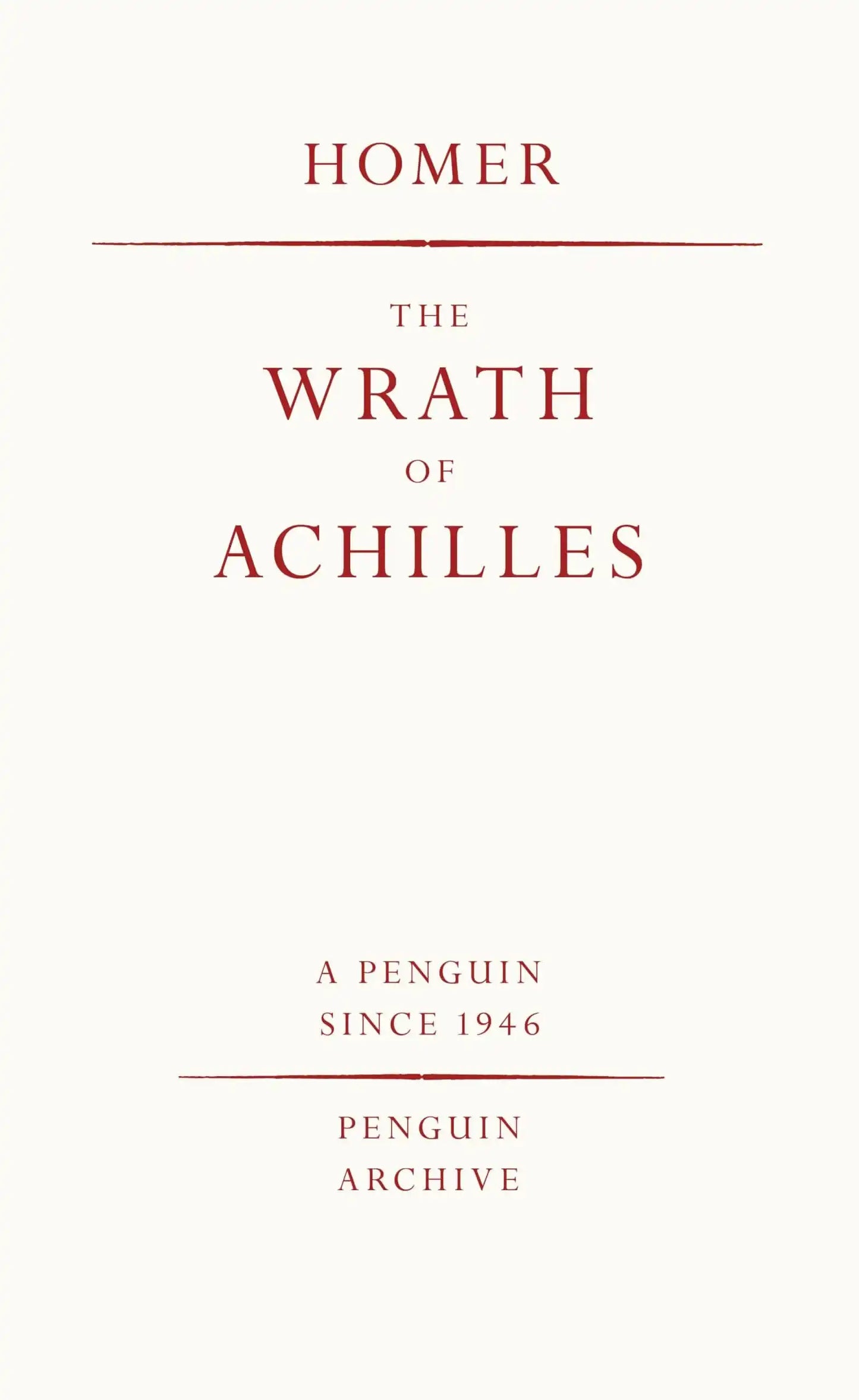The Wrath Of Achilles