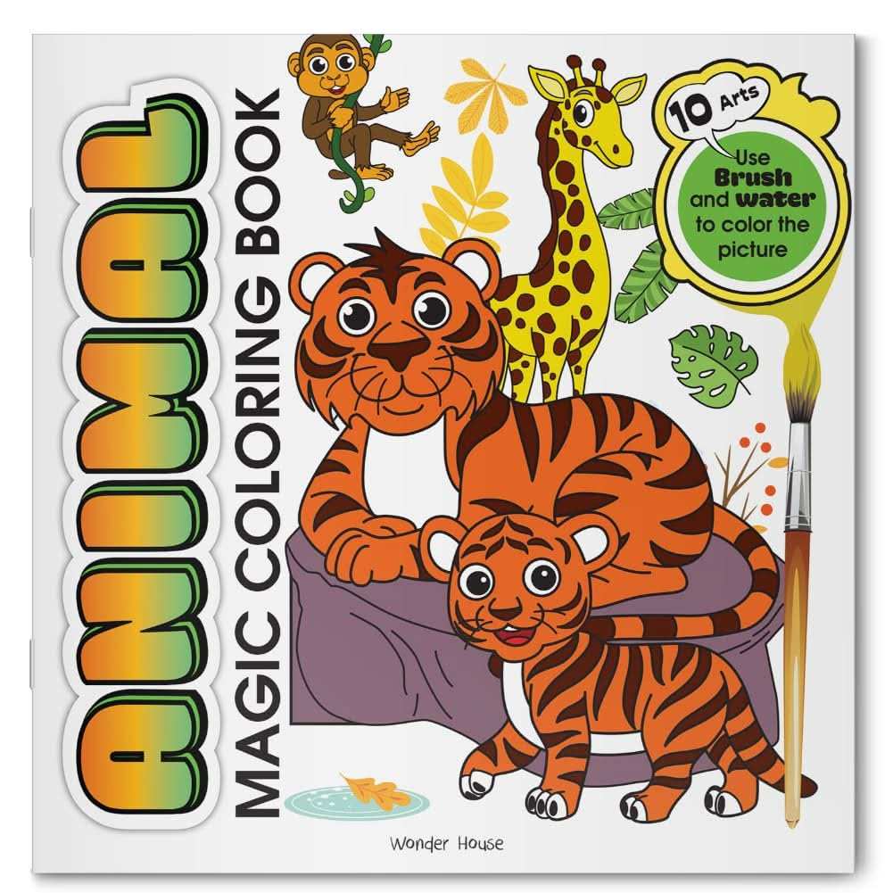 Animal Magic Coloring Book