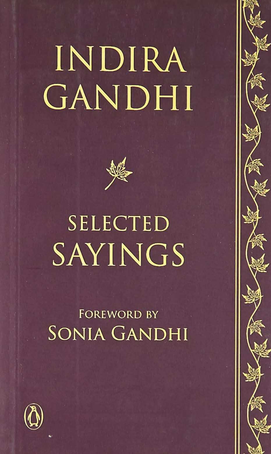 Selected Sayings-Indira Gandhi