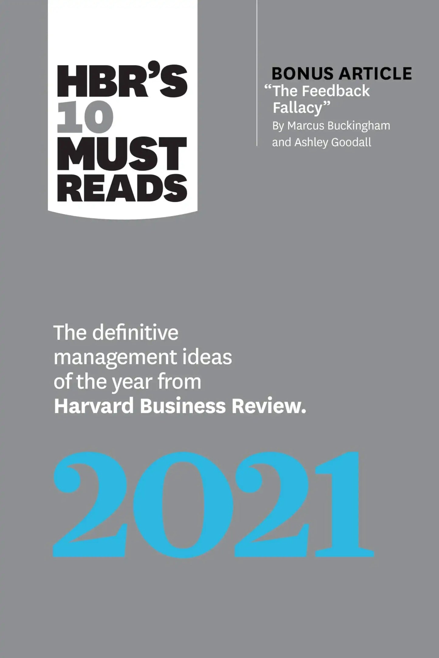 Hbrs 10 Must Reads 2021