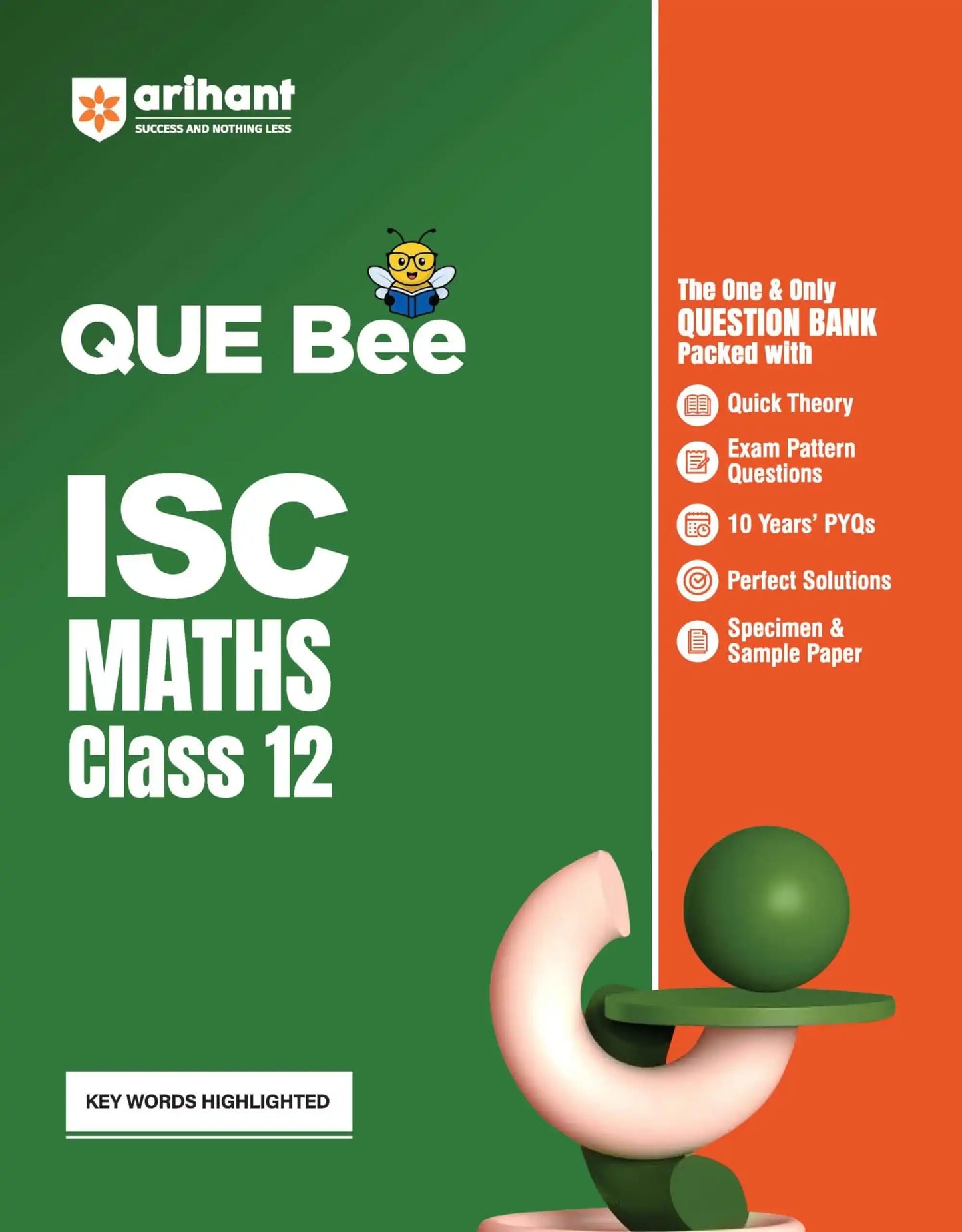 Arihant Que Bee Isc Math Bk 12