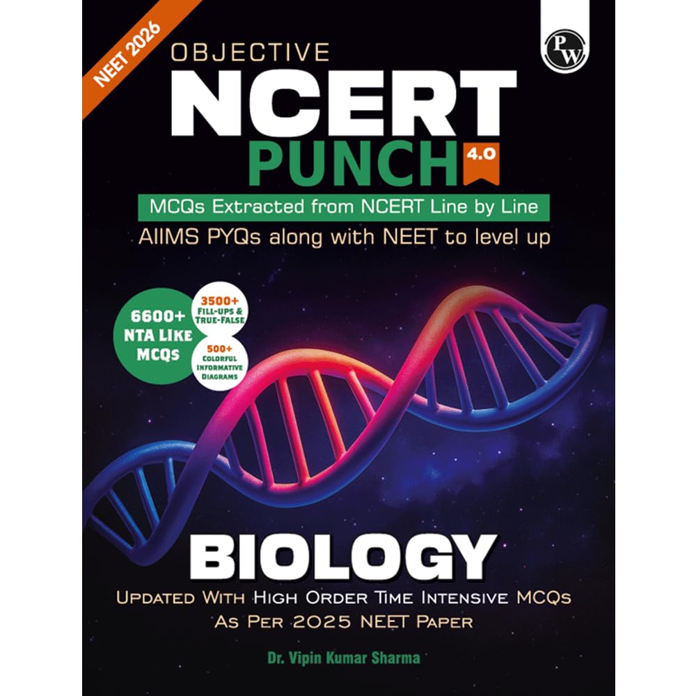 Pw Objective Ncert Punch 4.0 Biology for Neet 2026