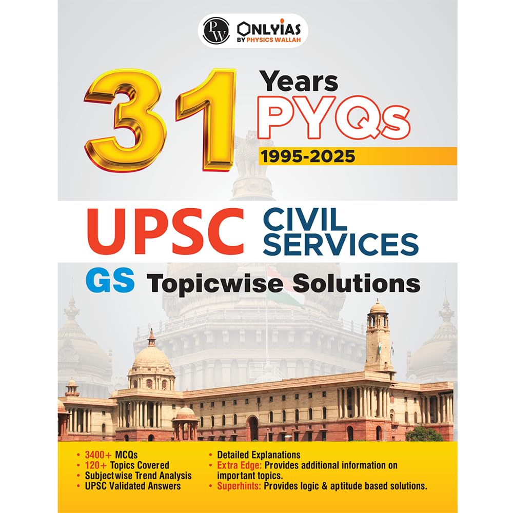 PW UPSC Sampoorna Prelims PYQs 30 Years