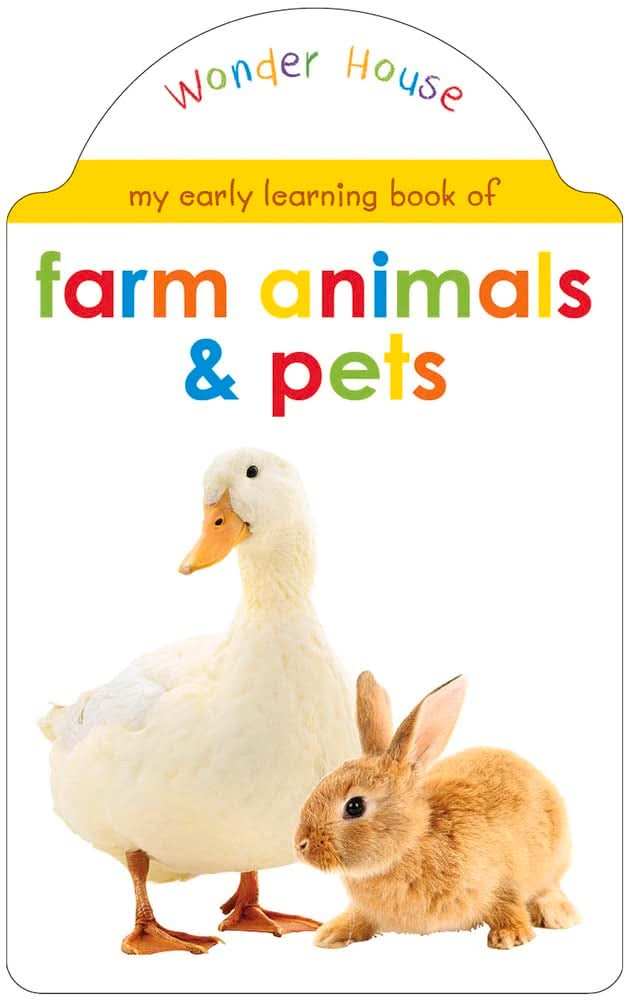 My Early Learning Book Of Farm Animals And Pets: Attractive Shape Board Books For Kids