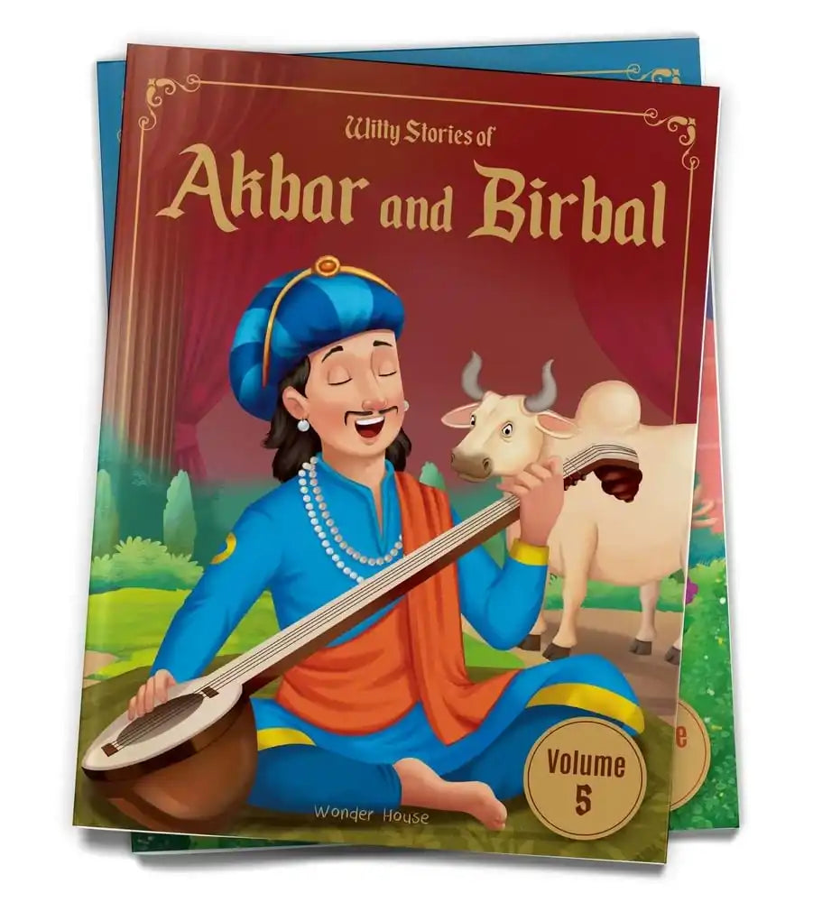 Witty Stories Of Akbar And Birbal - Volume 5: Illustrated Humorous Stories For Kids