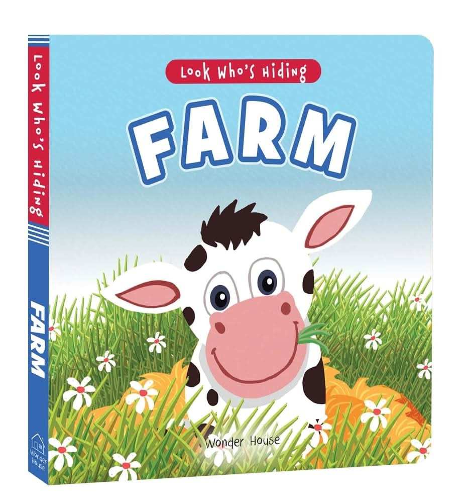 Look Who'S Hiding - Farm : Pull The Tab Novelty Books For Children