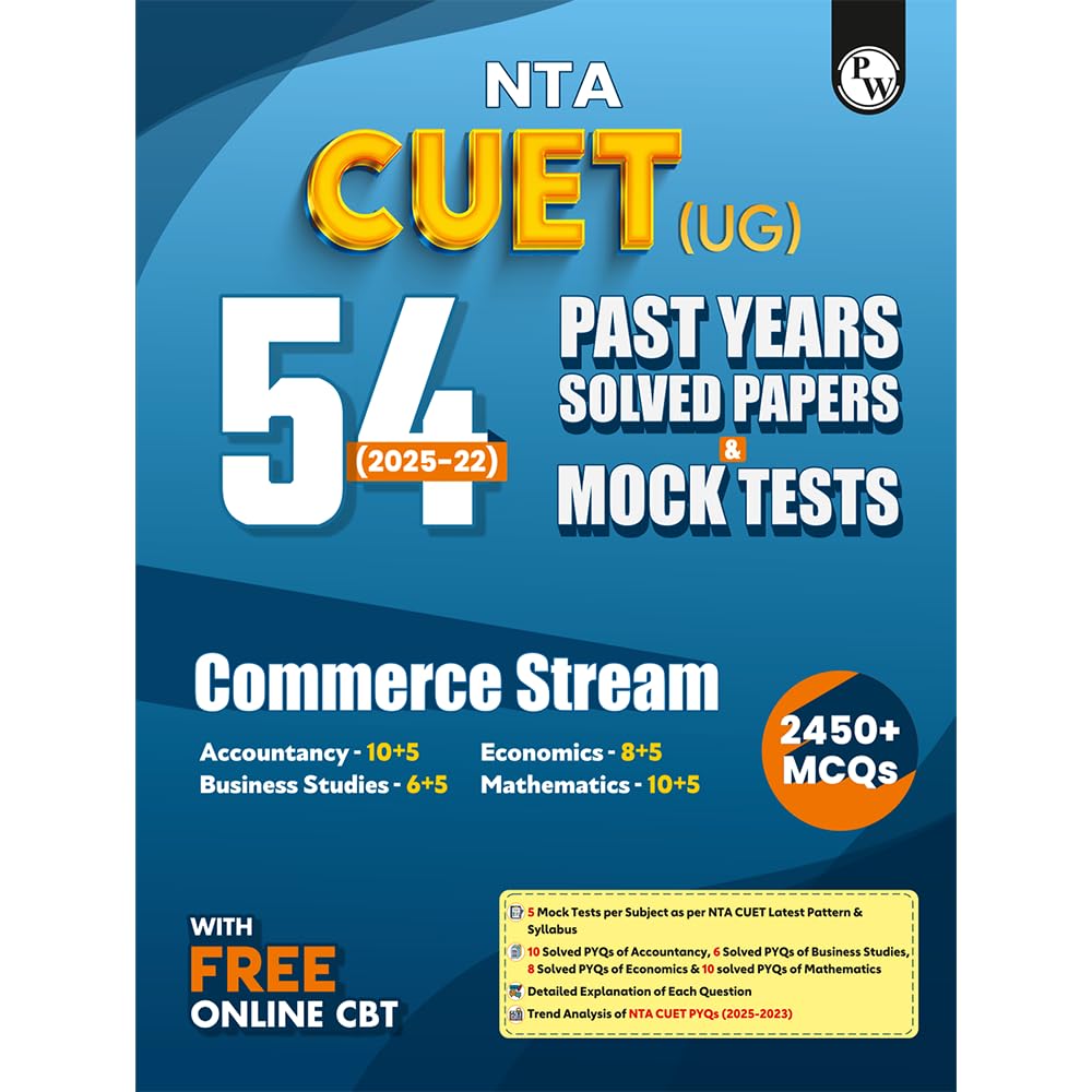 PW CUET Commerce Stream Paperwise PYQs