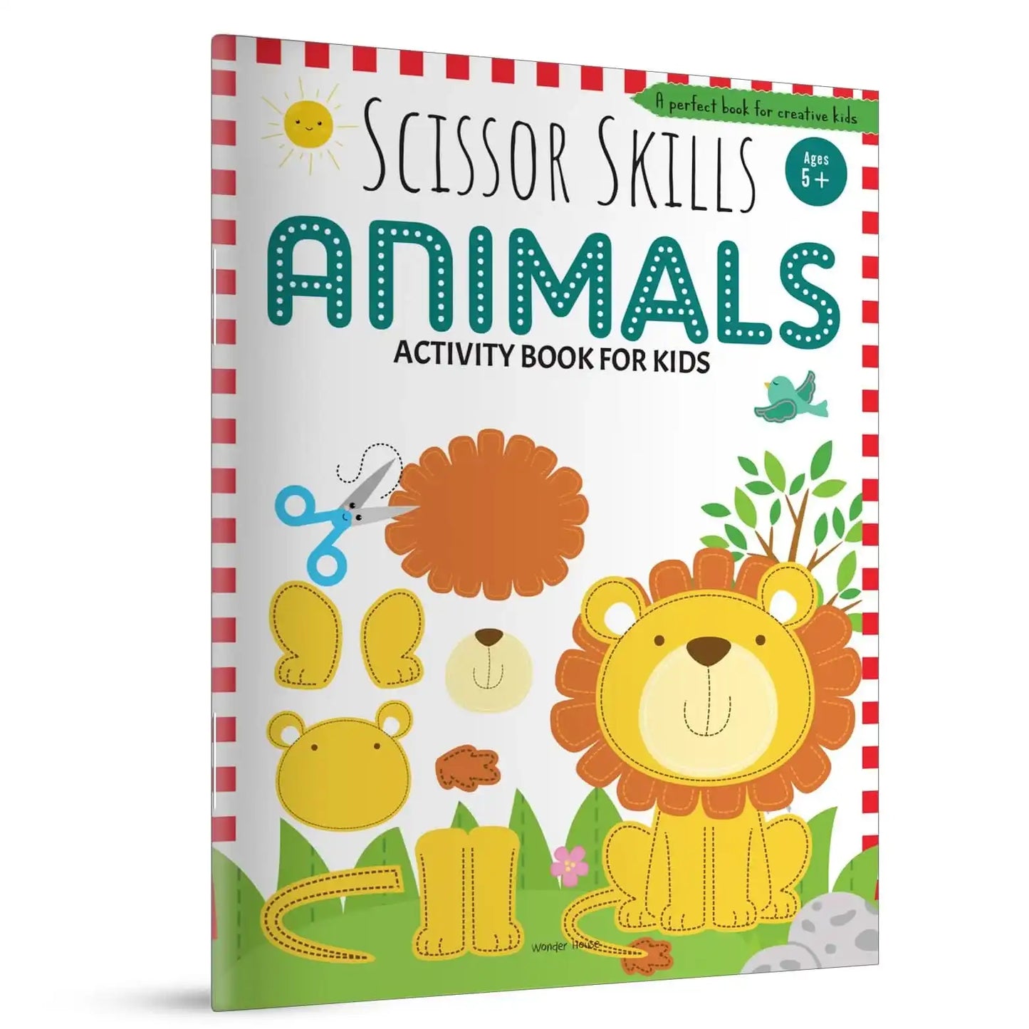 Scissor Skills: Animal (Activity Book For Kids)