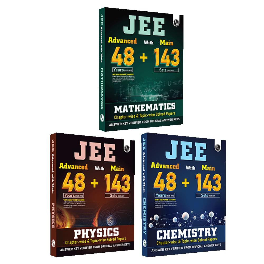 Pw Jee Advanced 48 Years (2025-1978) with Jee Main 143 Sets Pyqs (2025