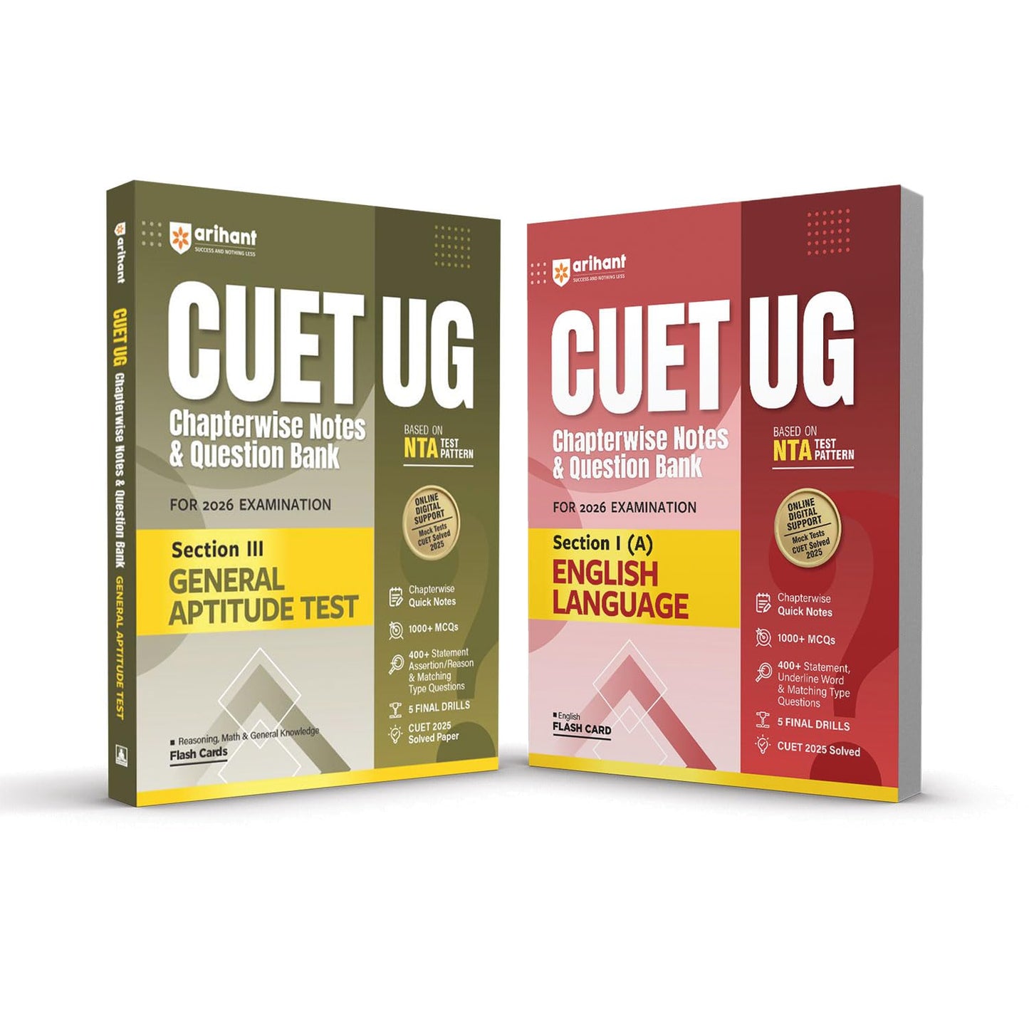 Arihant CUET UG 2026 General Aptitude & English Language Combo | Chapt