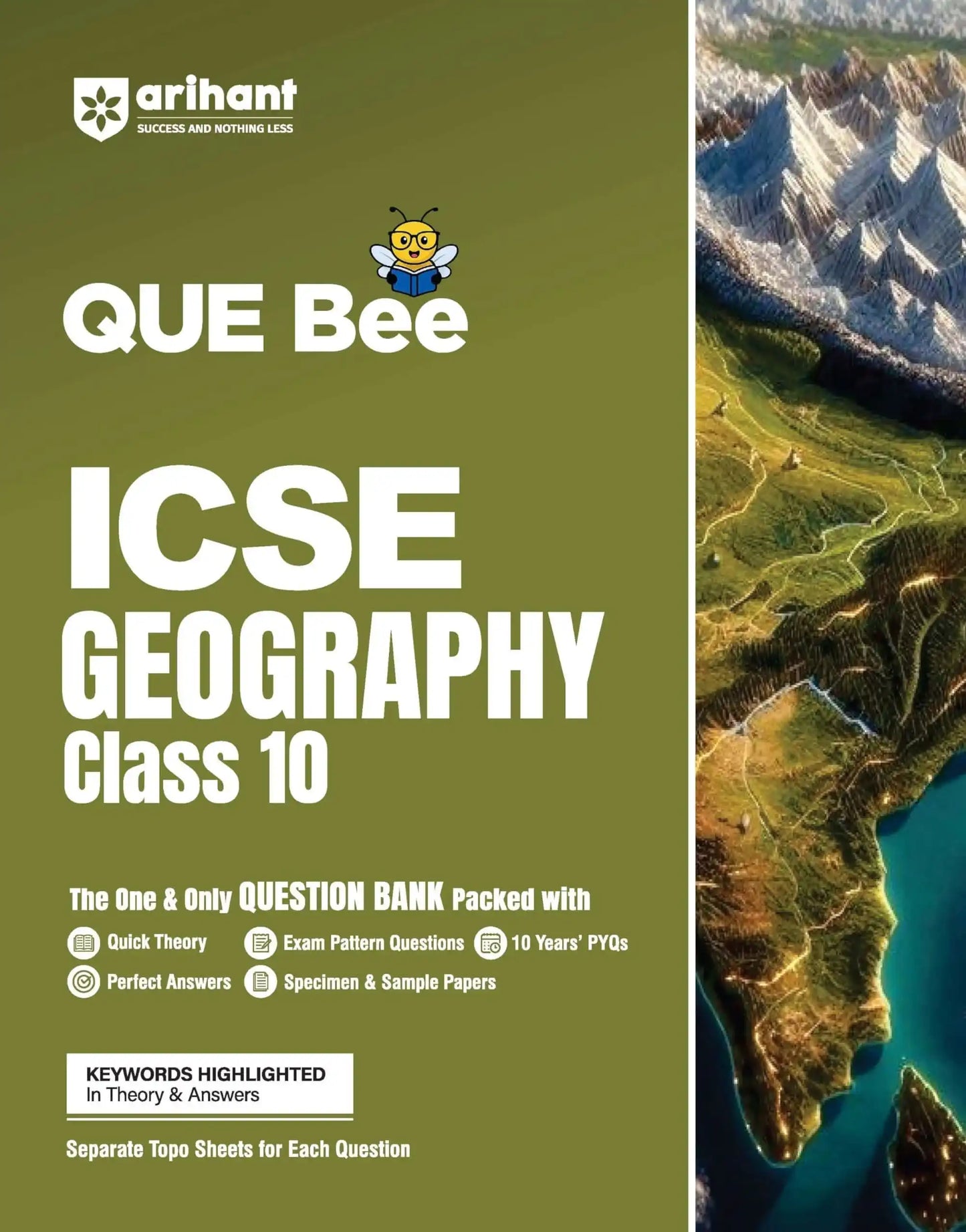 Arihant Que Bee Icse Geography Bk 10