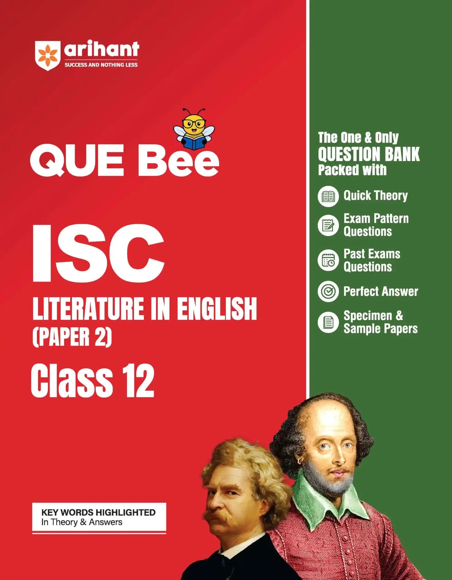 Arihant Que Bee Isc English Lit Bk 12
