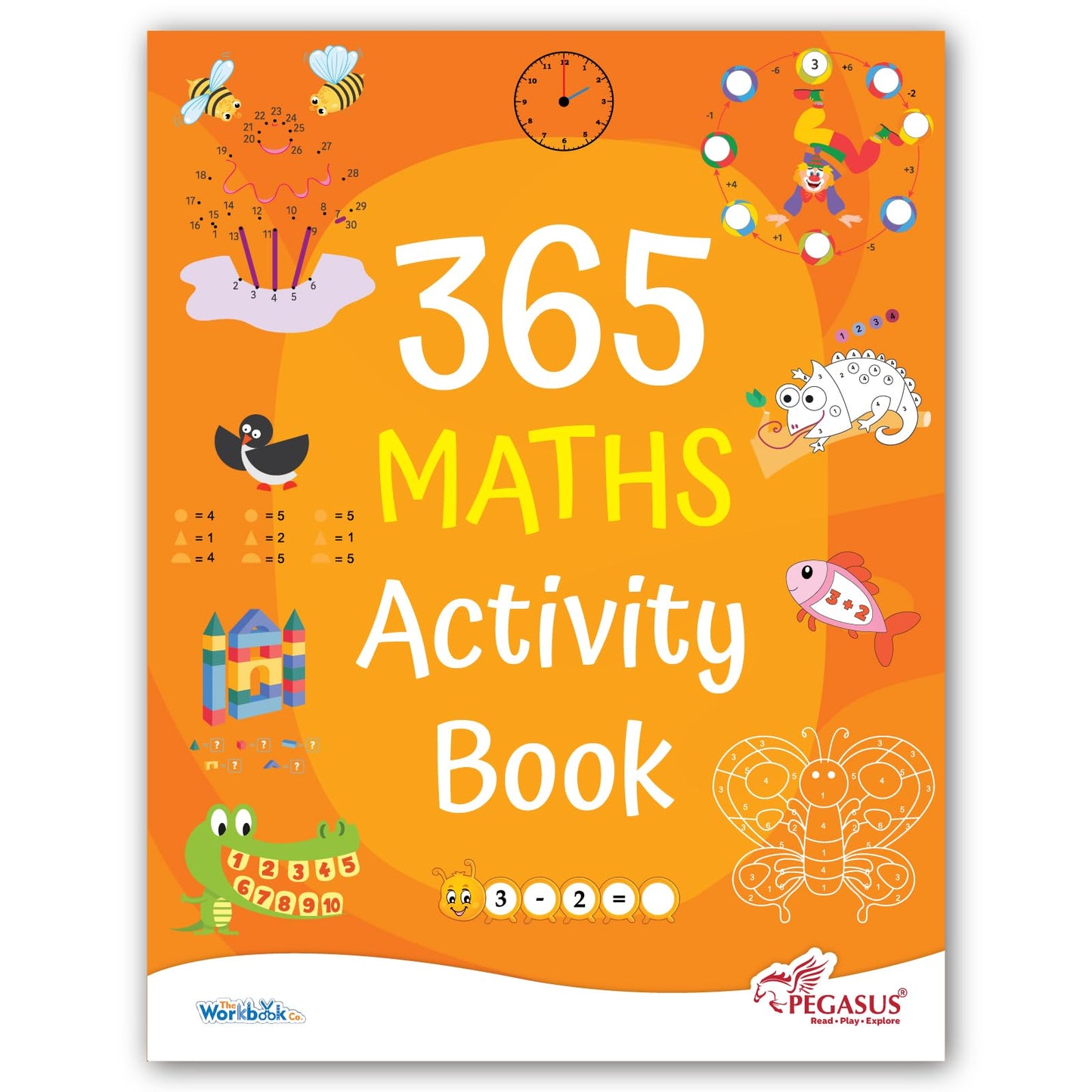 365 Maths Activity Book for Kids 4+ | Fun Educational Activities with Puzzles, Mazes, Counting Games & Coloring | Daily STEM Learning & Creativity | Best Gift for Children