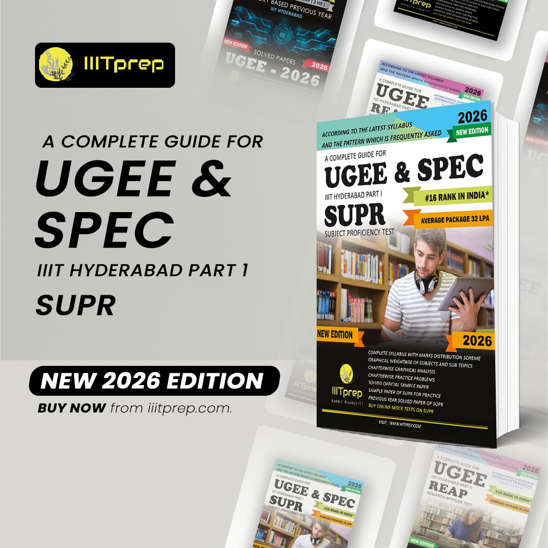 IIITprep UGEE SUPR Guide 2026 | IIIT Hyderabad