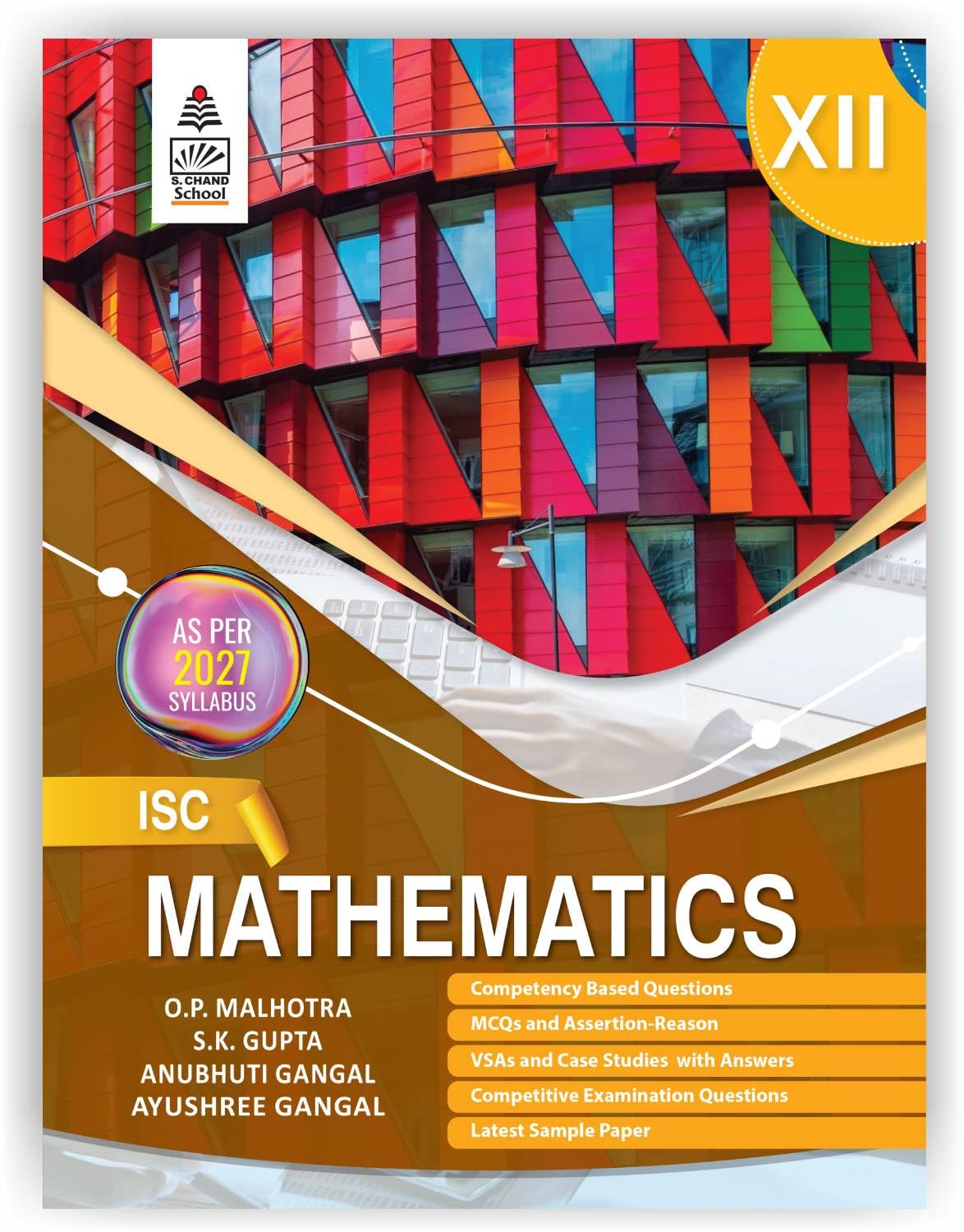 S. Chand ISC Mathematics for Class 12 (XII) - As Per 2027 Syllabus, Latest Edition (2026 - 2027)