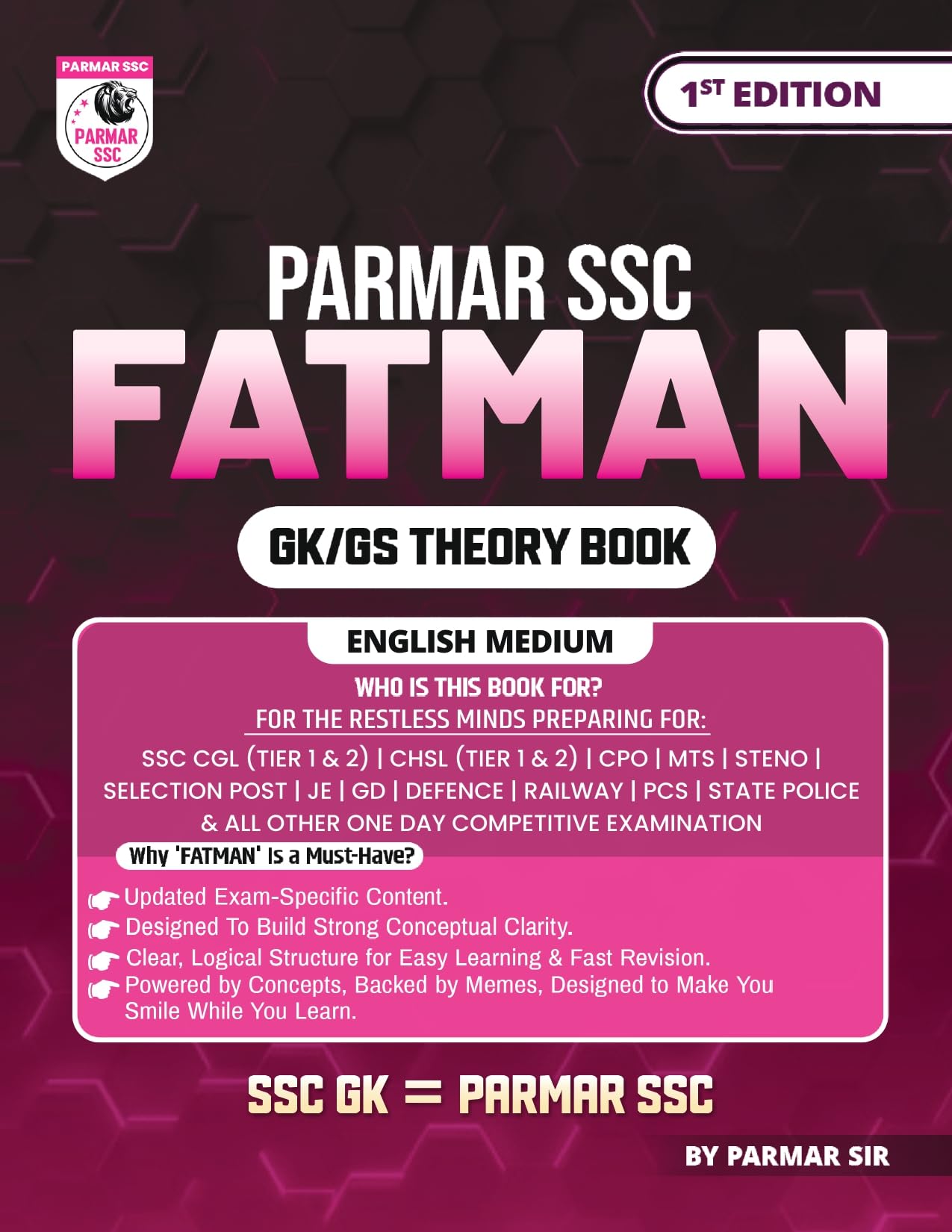 Parmar Ssc Fatman:Gk/Gs Theory Book