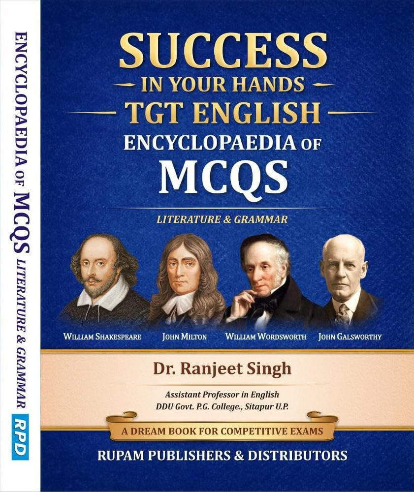 TGT English MCQ Book – Success in Your Hands | Encyclopedia of Literature & Grammar MCQs for Competitive Exams |", hi_IN: "TGT English MCQ Book – ... & Grammar MCQs for Competitive Exams