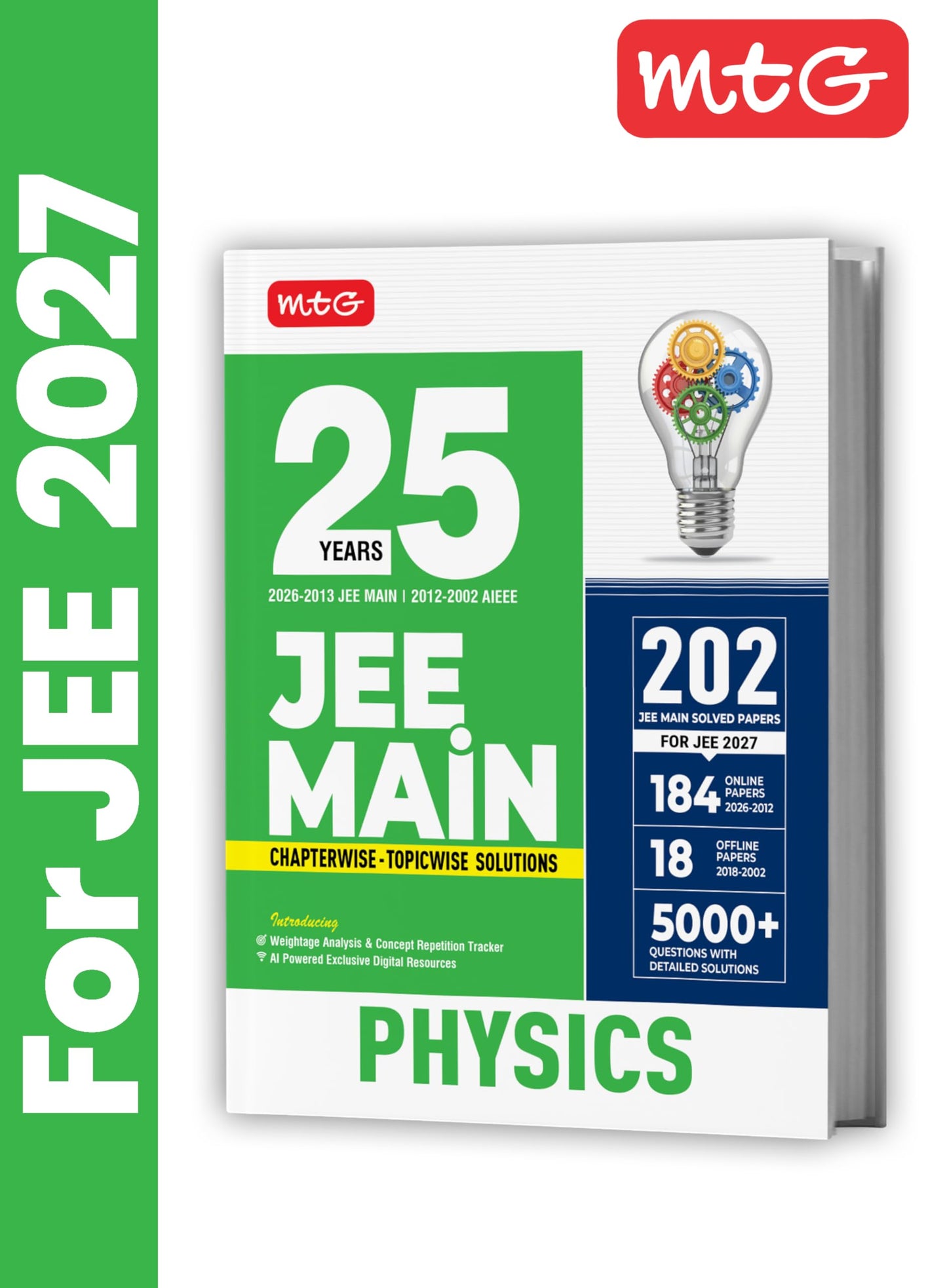 MTG 25 Years (2026-2002) JEE MAIN PYQ Book | 202 Chapter-wise & Topic-