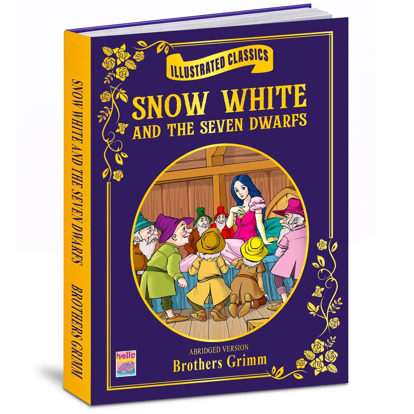 Snow White and the Seven Dwarfs – Illustrated Classics (Abridged Version) | Fairy Tale Story Book for Kids | Colour Illustrated Hardcover: Illustrated Classics- Snow White And The