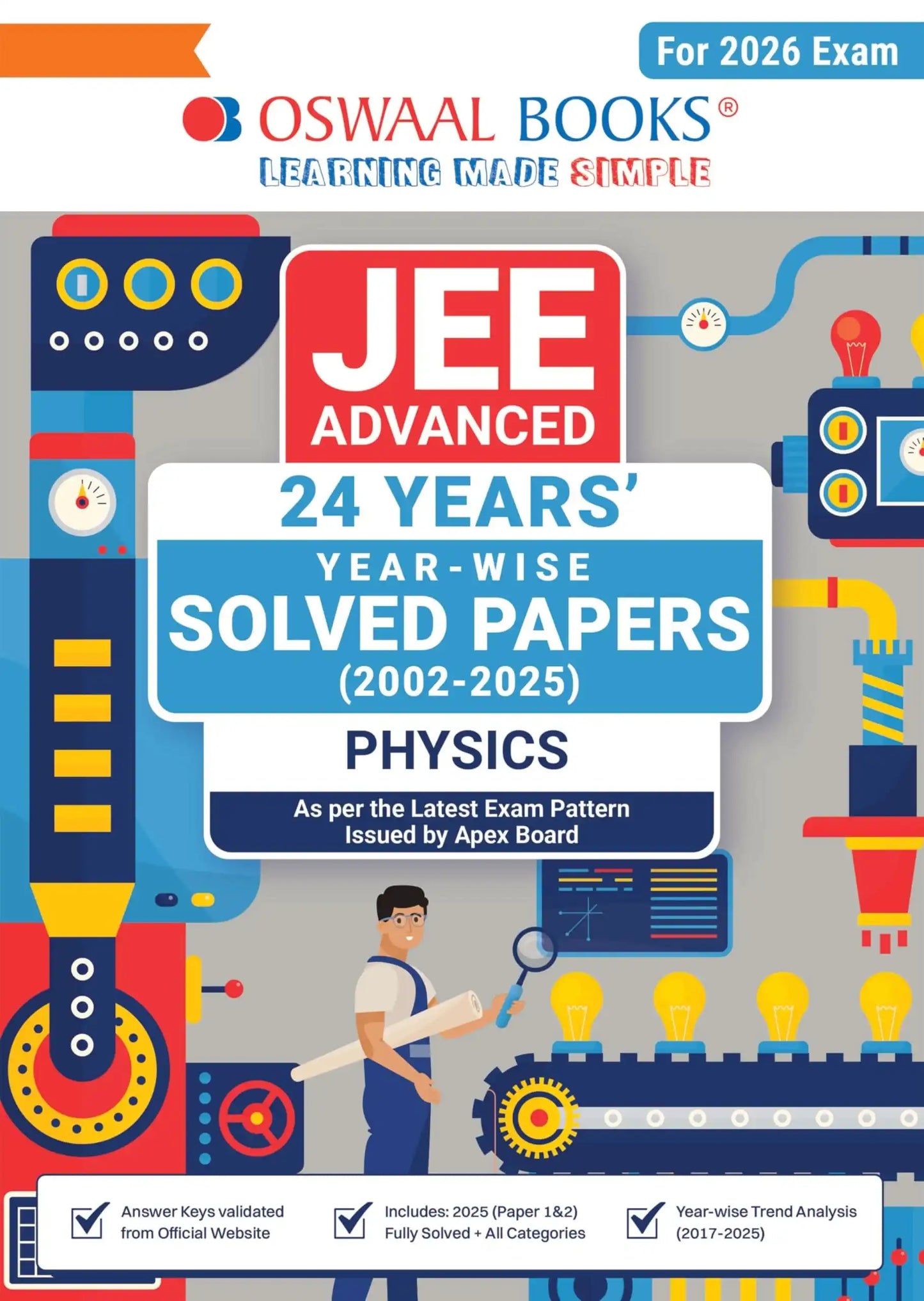 Oba Jee Advance Physics 24 Yrs Solved Paper (2026)