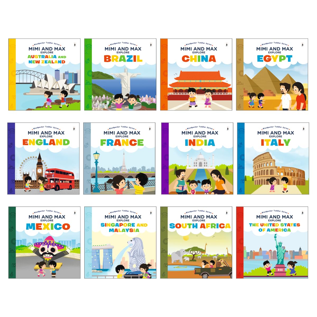 Mimi And Max Explore Collection Of 12 Books For Kids