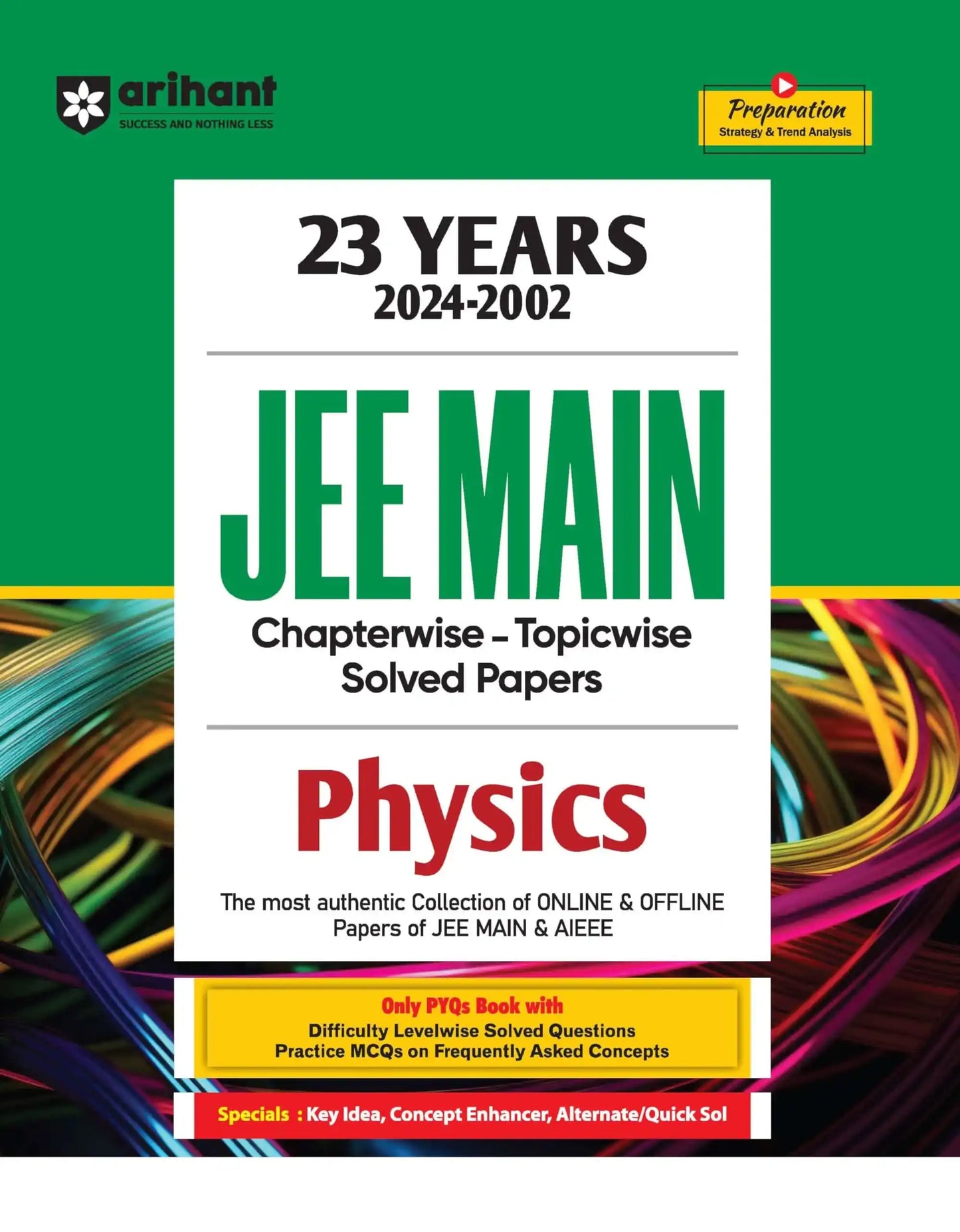 Arihant 23 Yrs Jee Main Solved Papers (Physics)