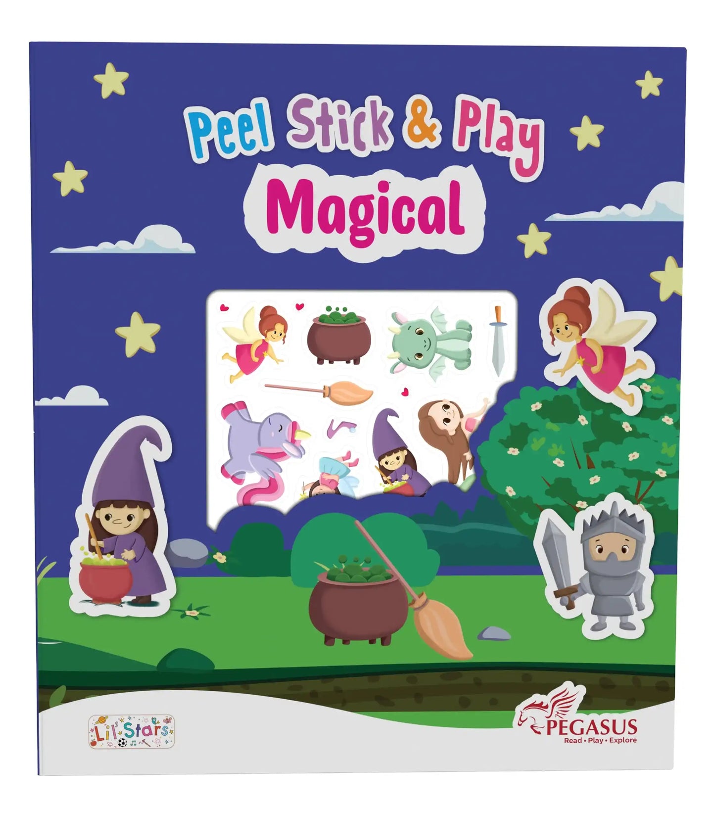Magical World-Peel, Stick & Play