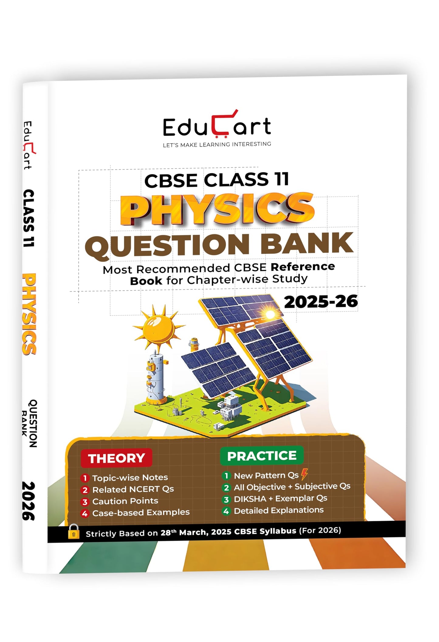 Educart CBSE Class 11 Physics Question Bank 2026 (Strictly for 2025-26 Exam)