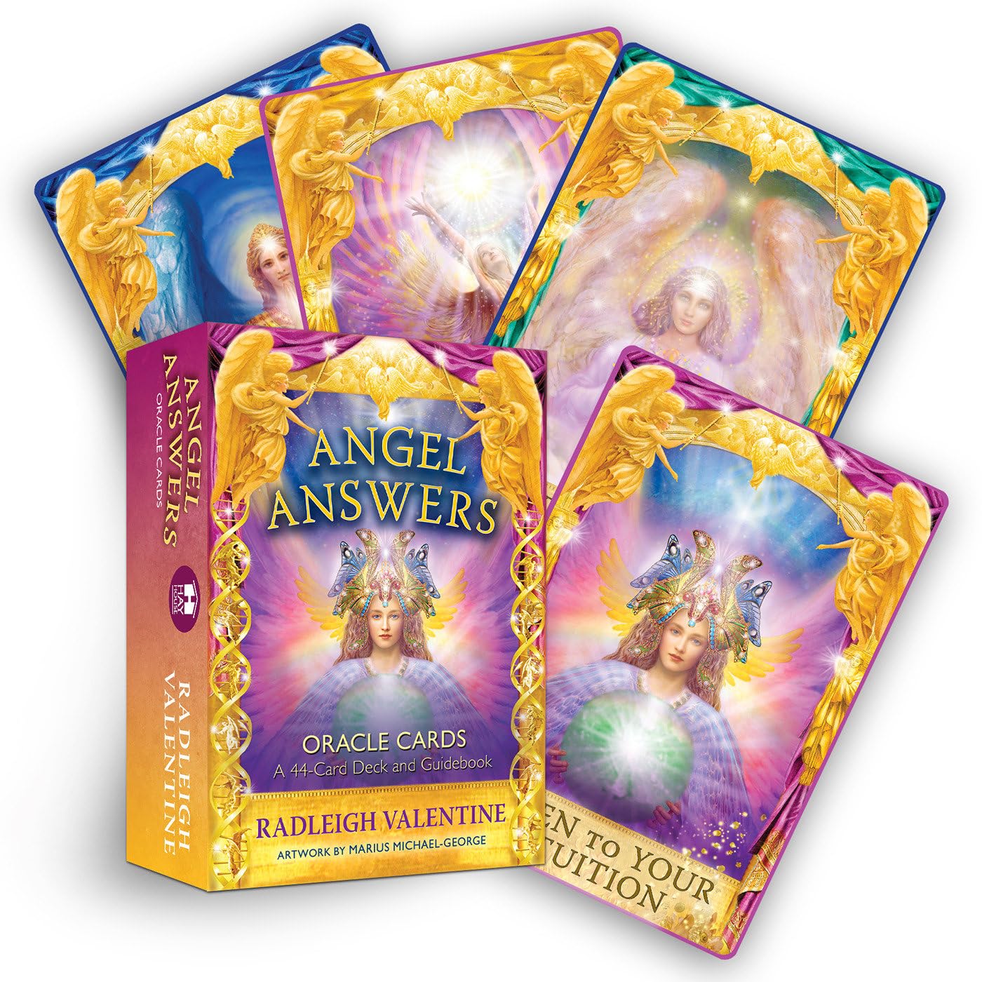 Angel Answers Oracle Cards: A 44-Card De