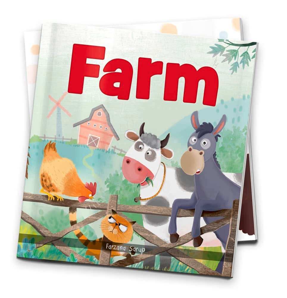 Farm - Illustrated Book On Farm Animals