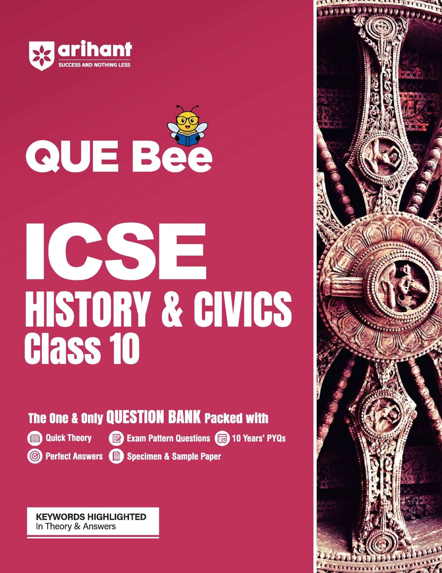 Arihant Que Bee Icse Hist & Civics Bk 10
