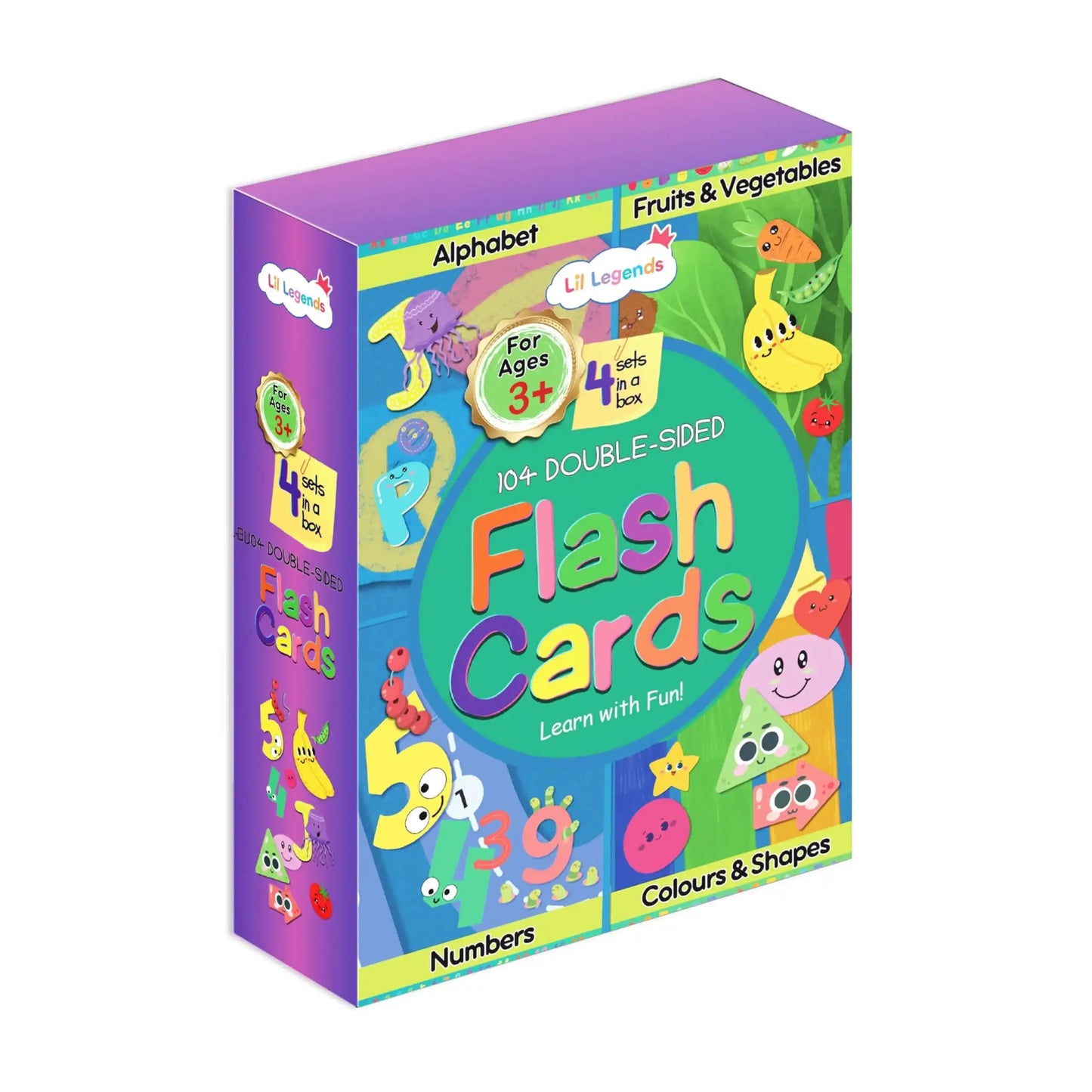 Oba Lil Legends A Set Of Four Types Of Flash Cards