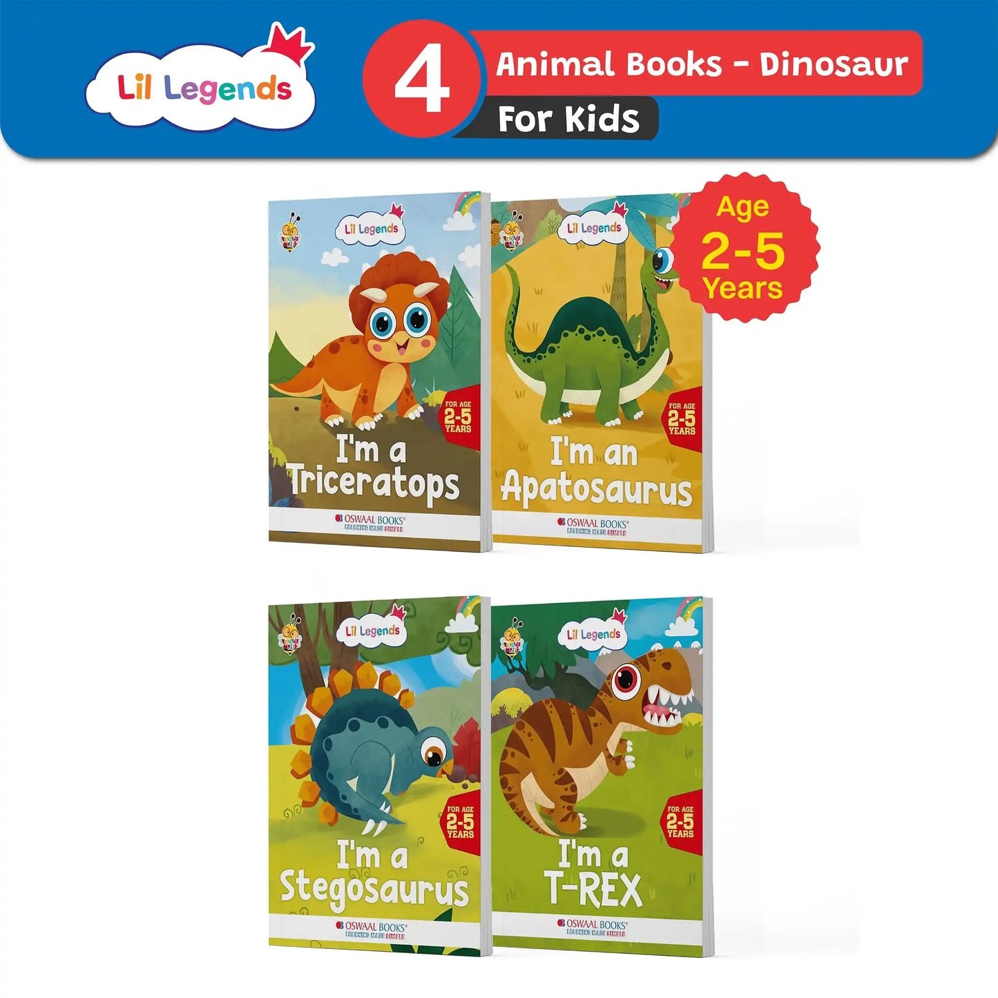 Oba Lil Legend Know Me Series (Fascinating Animal) (Set Of 4 Books)
