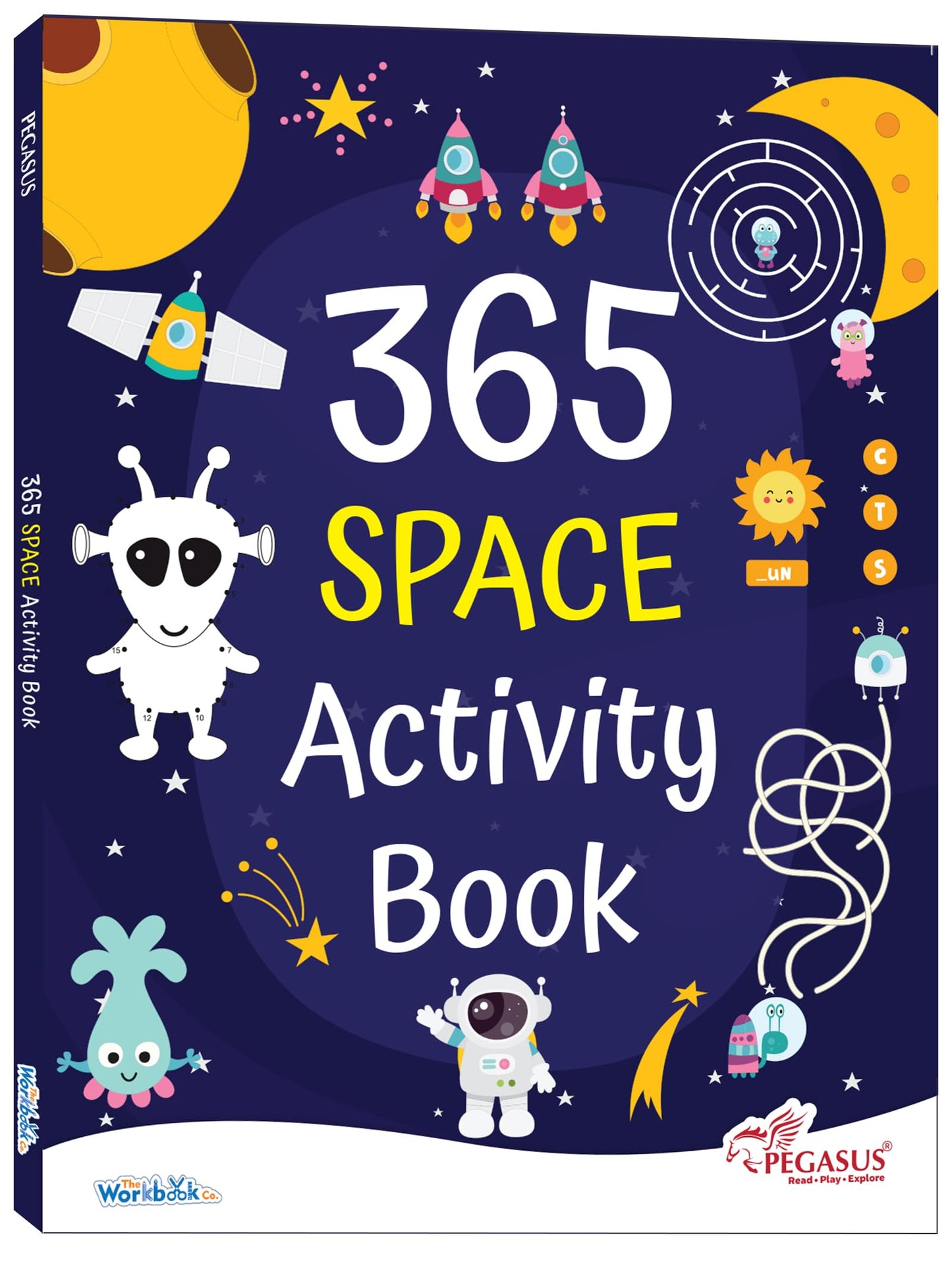 365 Space Activity Book for Kids 4+ | Fun Space-Themed Activities with Puzzles, Mazes, Games & Coloring | Daily Learning & Creativity | Best Gift for Children